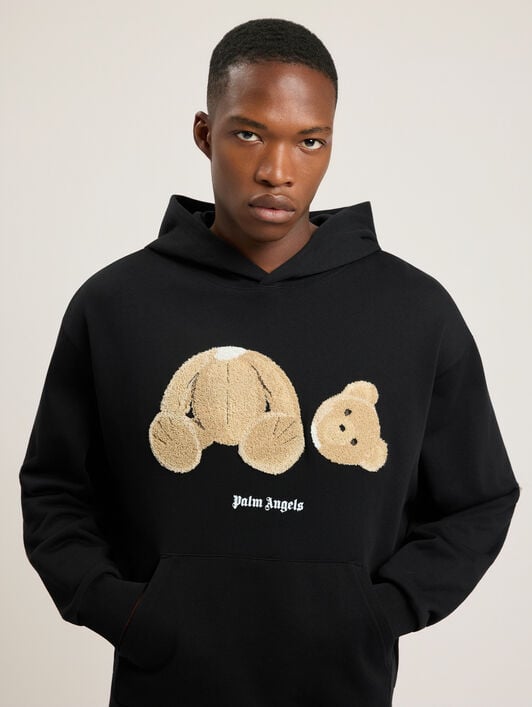 Bear Hoodie PALM ANGELS Bear Hoodie Black PMBB17DT26FLE003