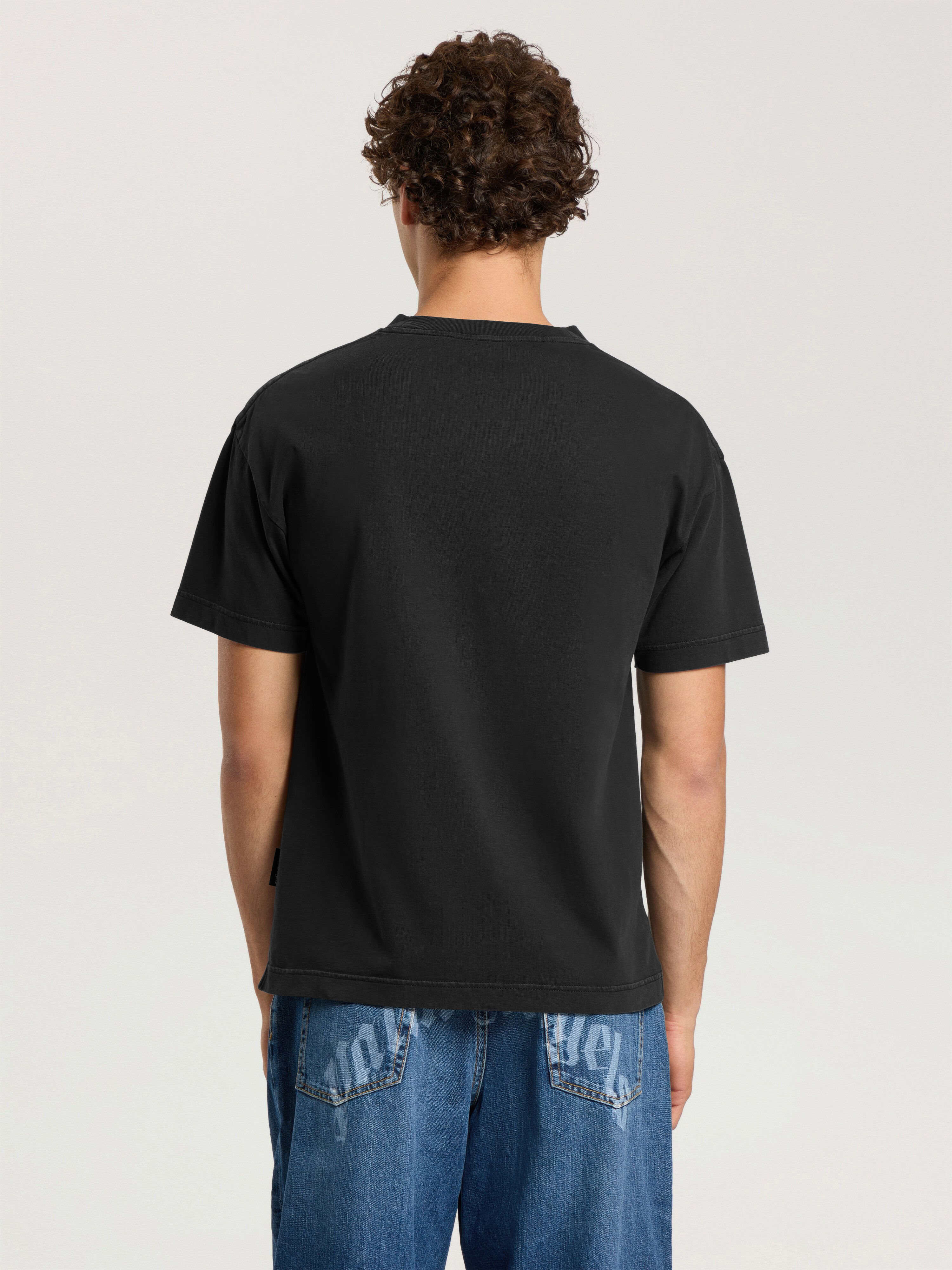 T-Shirt Con Toppe PALM ANGELS T-Shirt Con Toppe BLACK - BLACK PAMAA01F26JR06