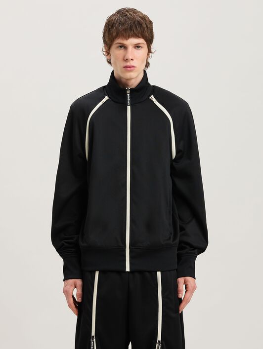 PALM ANGELS  Trainingsjacke BLACK - BLACK PMBD082S25FAB001