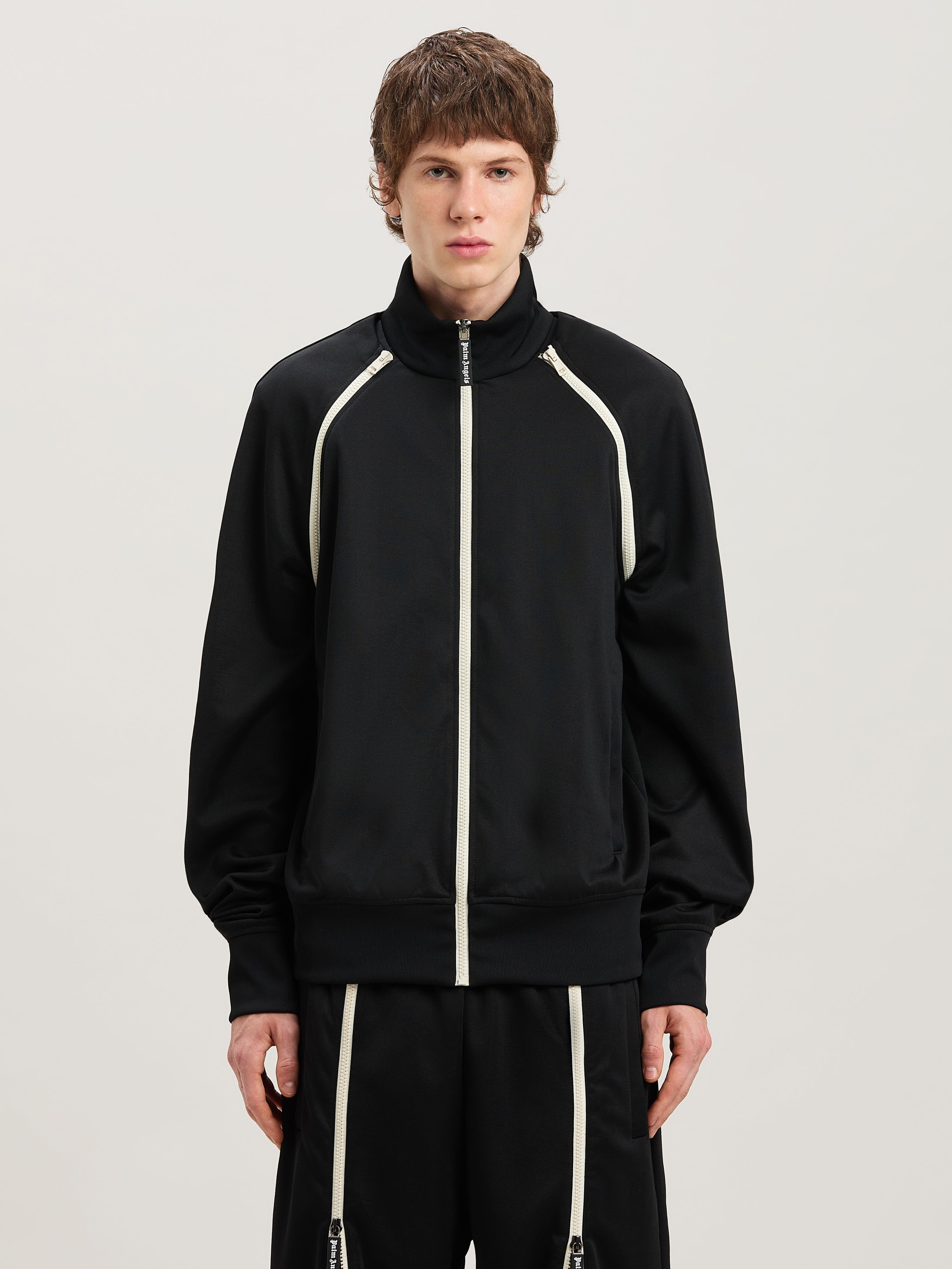 PALM ANGELS  Trainingsjacke BLACK - BLACK PMBD082S25FAB001