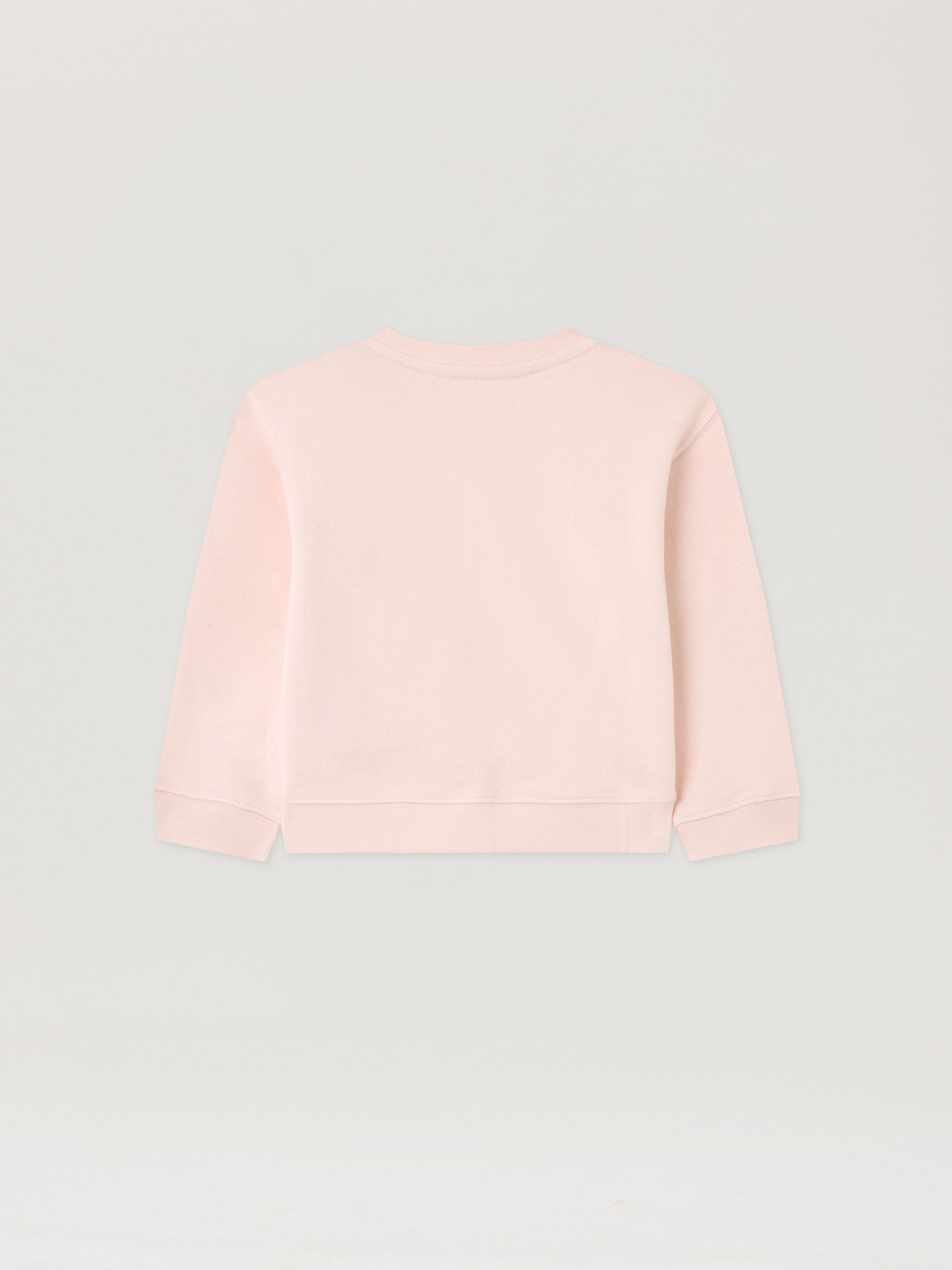 PALM ANGELS Curved Logo Crewneck ROSA/PINK PGXC001S26FLE002