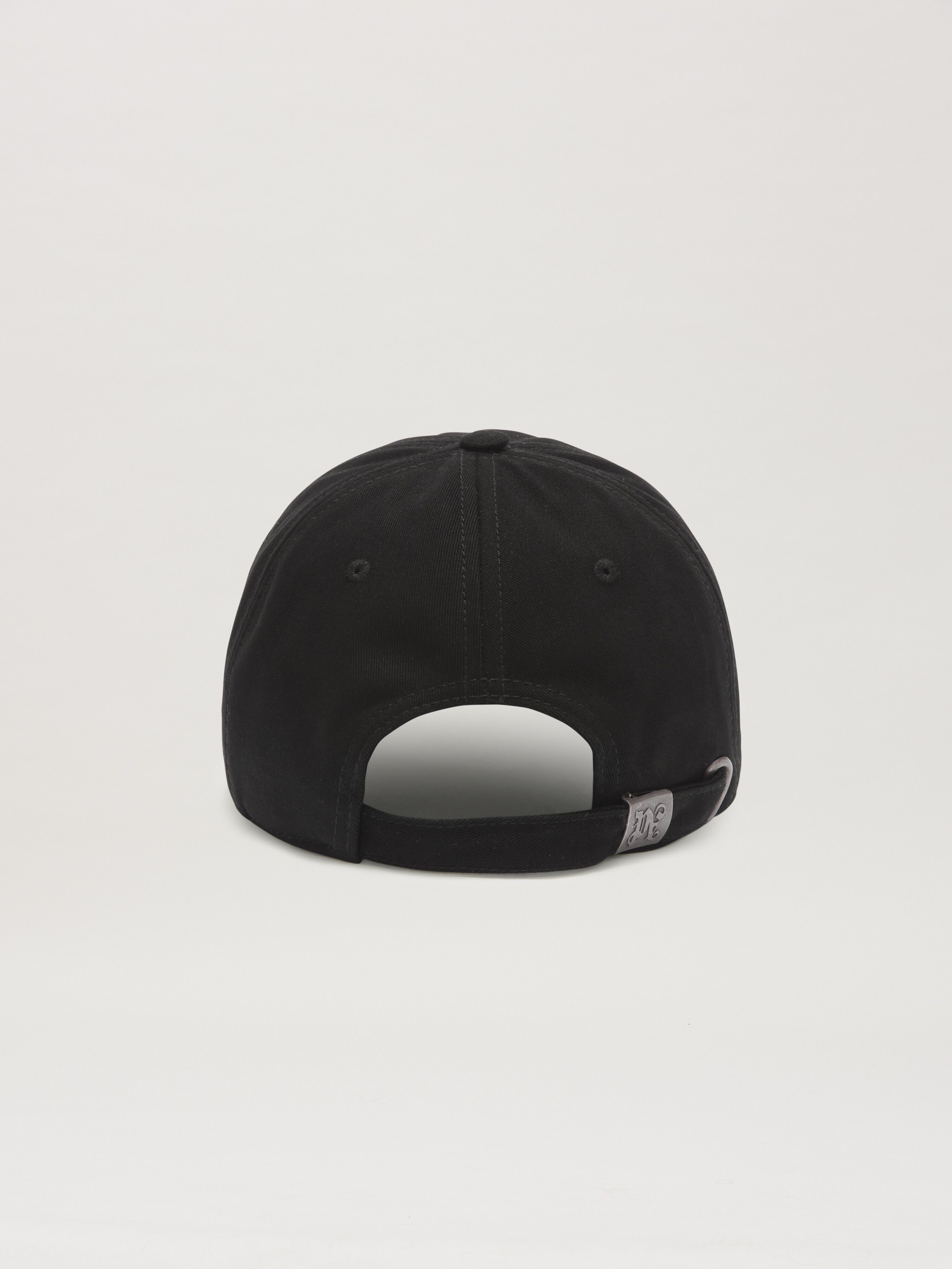 PALM ANGELS  Embroidered Curved Logo baseball cap BLACK - BLACK PMLB10AS25FAB001