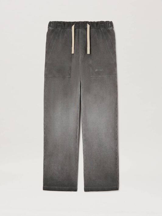 PALM ANGELS  Dyed Travel Pants NERO - NERO PMCA17AS25FAB001
