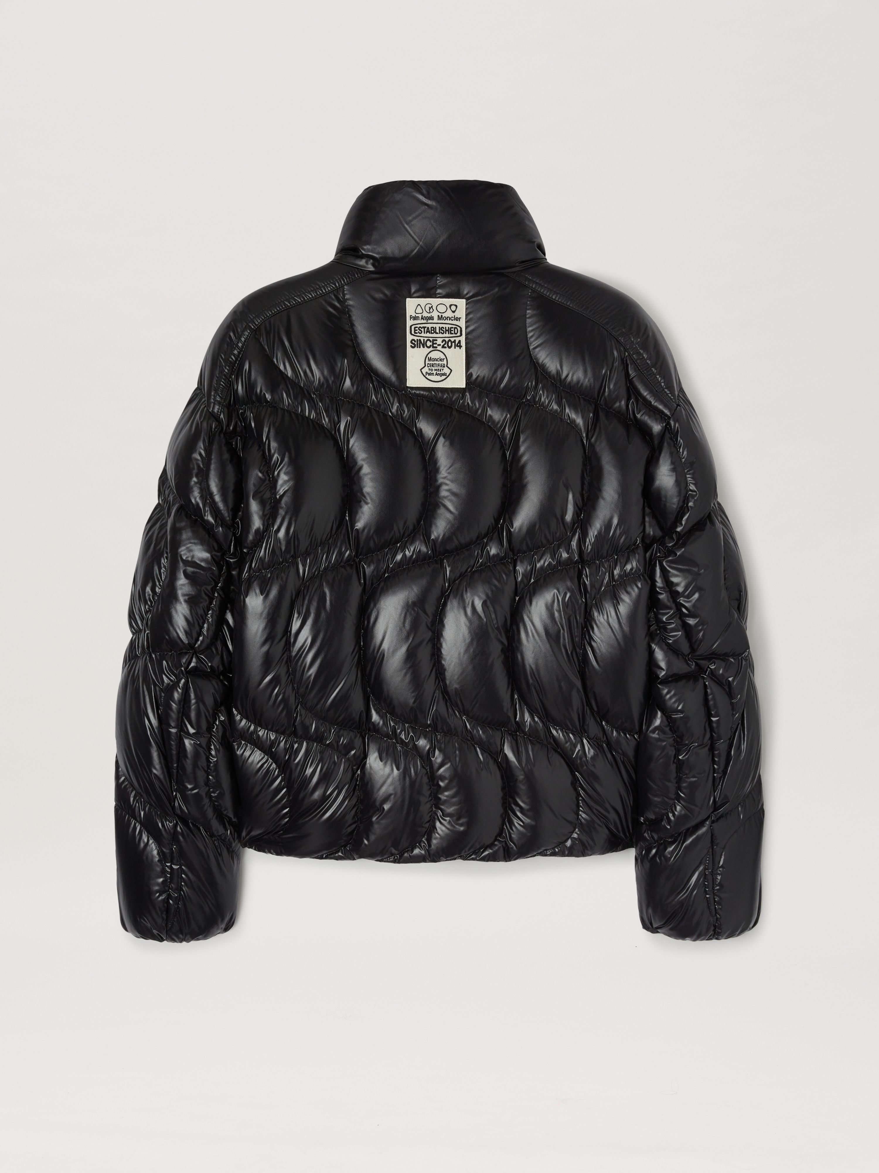 PALM ANGELS  Haunani down jacket Moncler x Palm Angels NERO - NERO PMEJ006T25FAB001