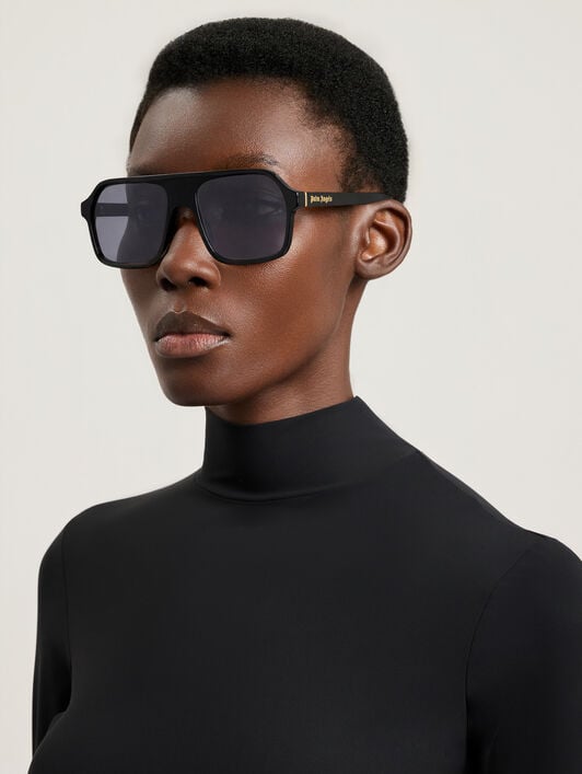 Camino Sunglasses PALM ANGELS Camino Sunglasses SHINY BLACK PA1027100758