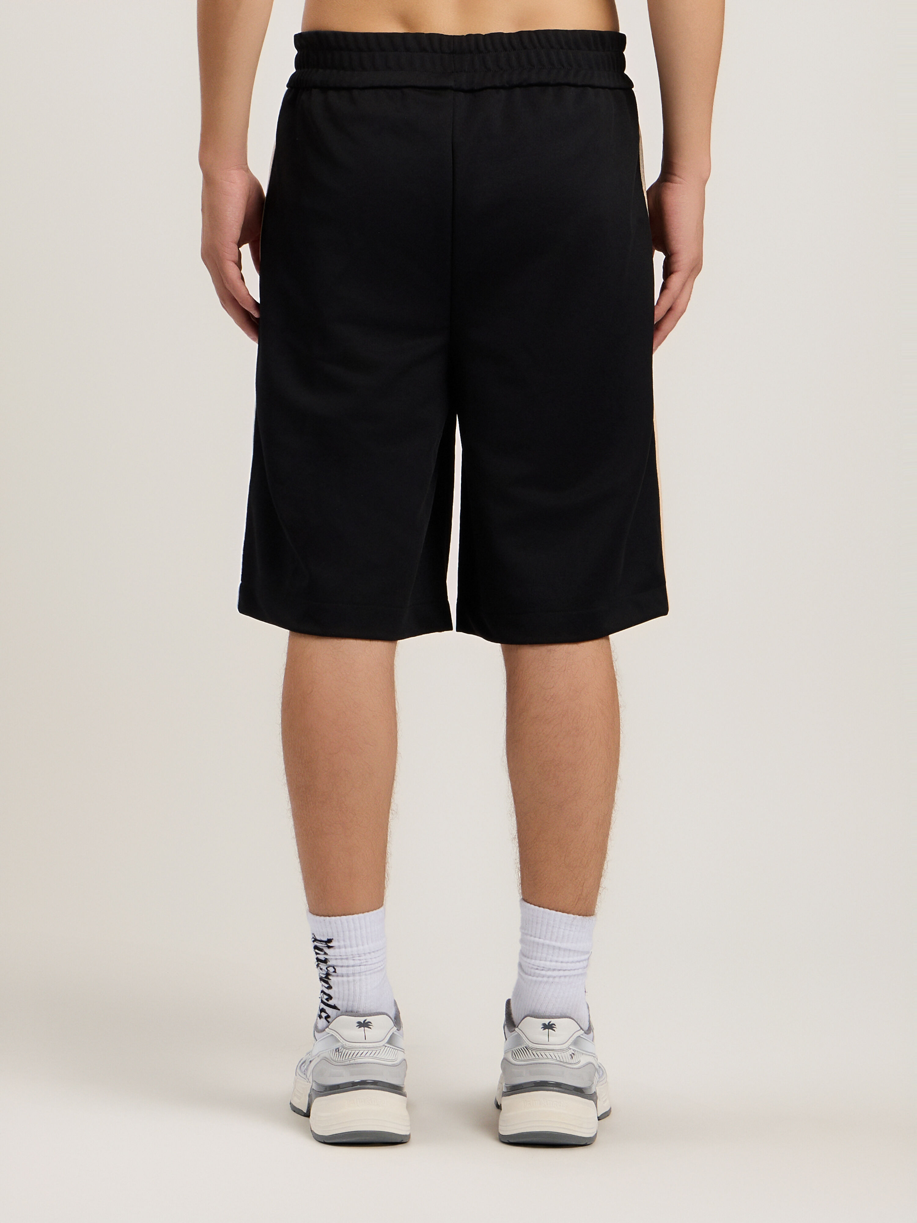 Classic Logo Track Shorts in BLACK OFF WHITE da Uomo | Palm Angels®