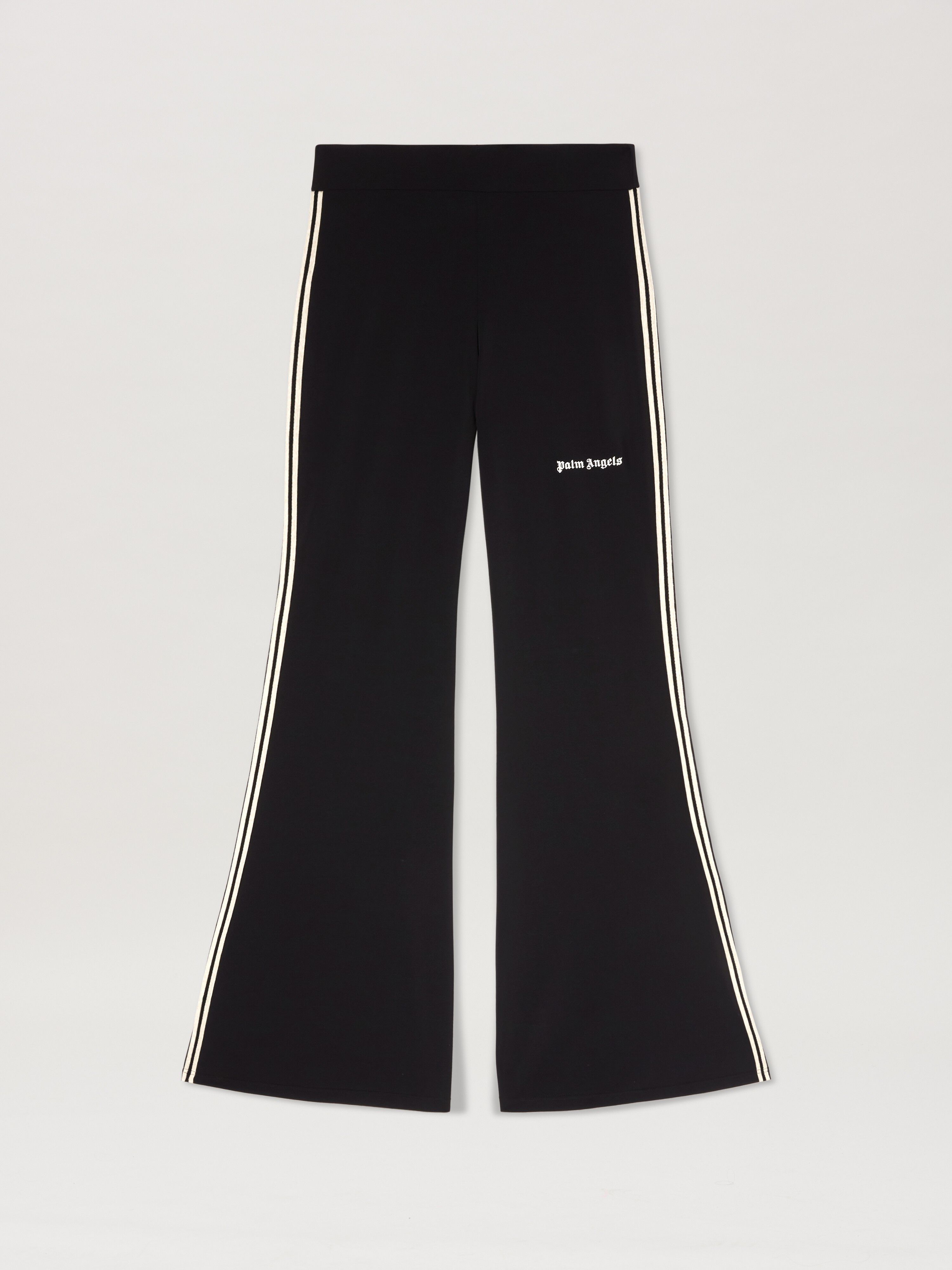 PALM ANGELS  Trainingshose mit klassischem Logo und Stickerei BLACK - OFF WHITE PWCA145S25FAB001