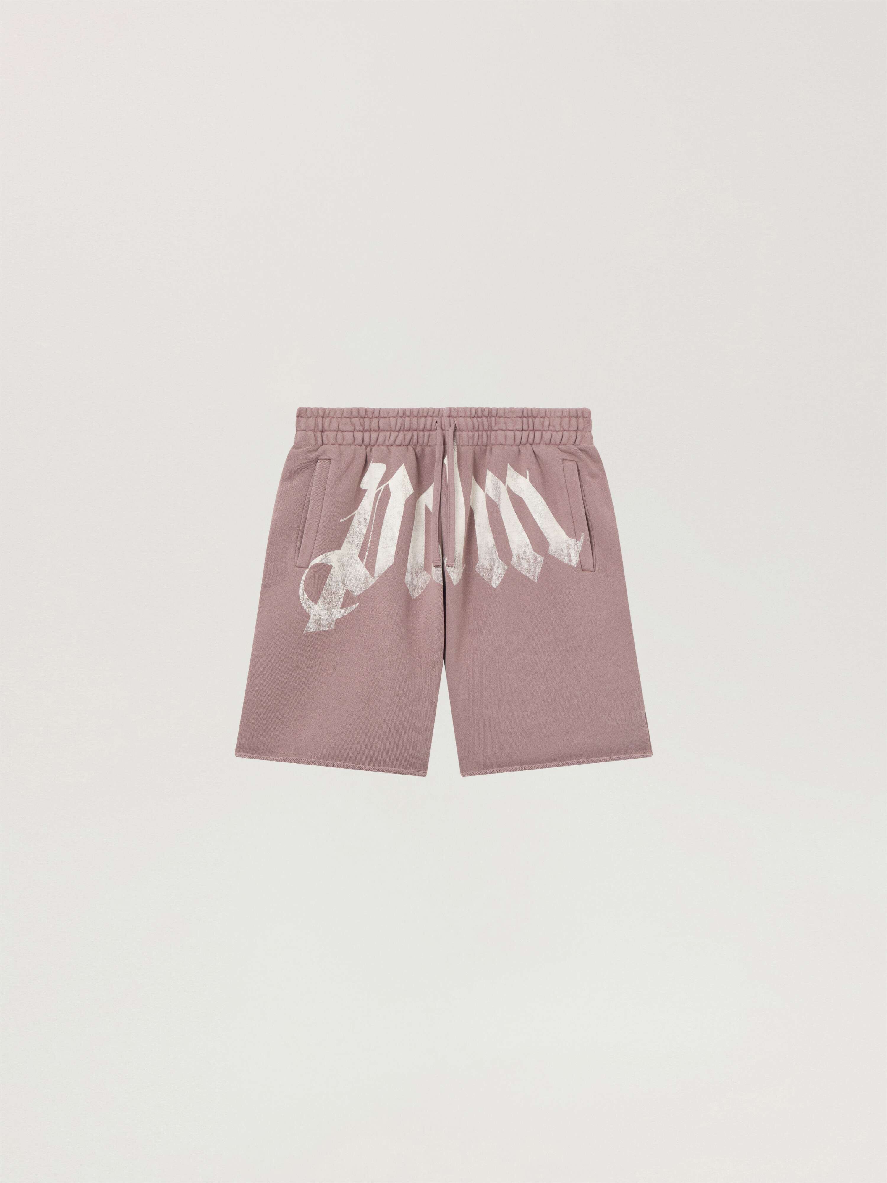 Big Waist Logo Sweatshorts PALM ANGELS Big Waist Logo Sweatshorts MAUVE - OFF WHITE PAMCV02F26FL03