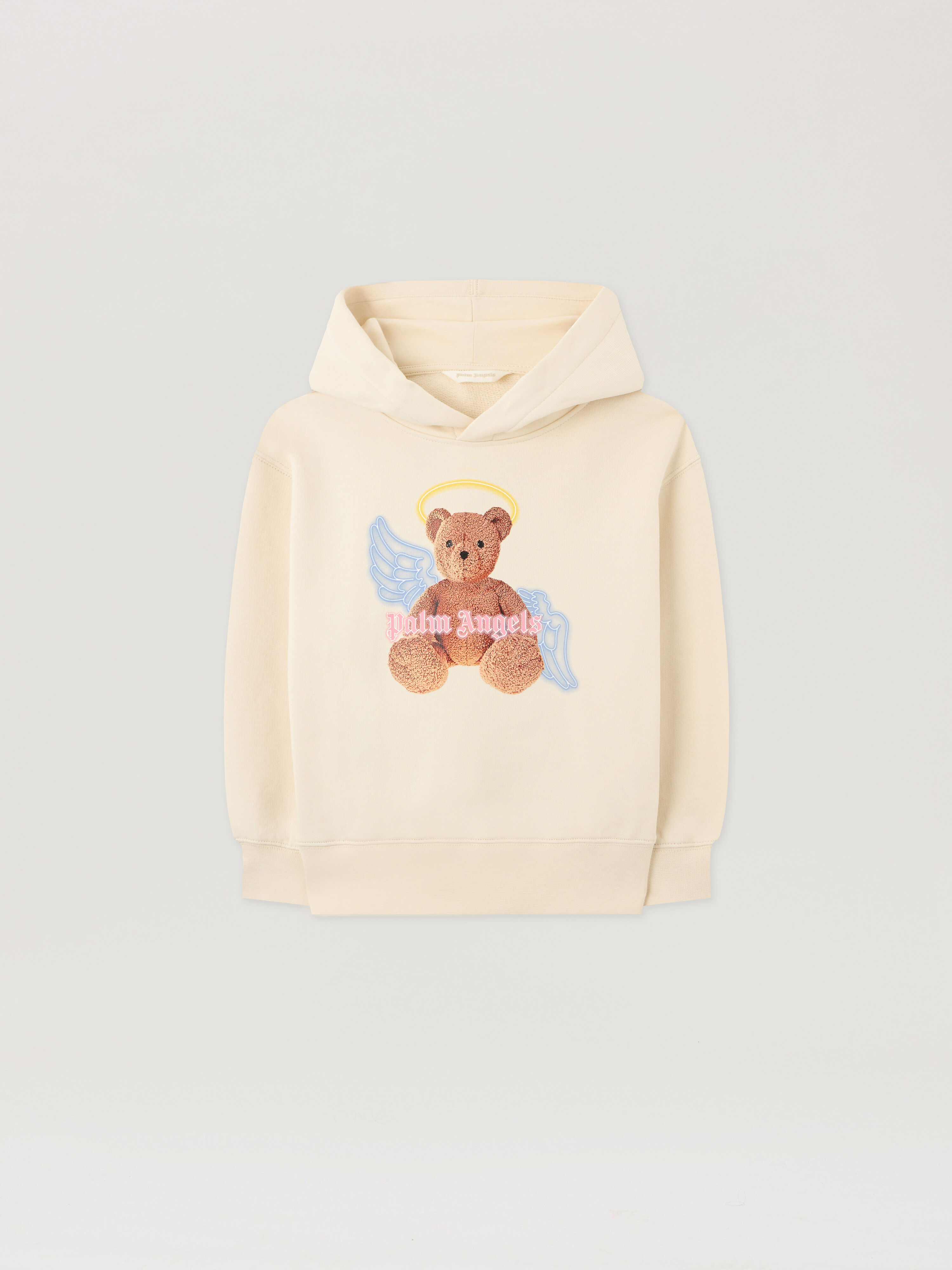 PALM ANGELS Bear Angel. Hoodie OFF WHITE PGBB015S26FLE001