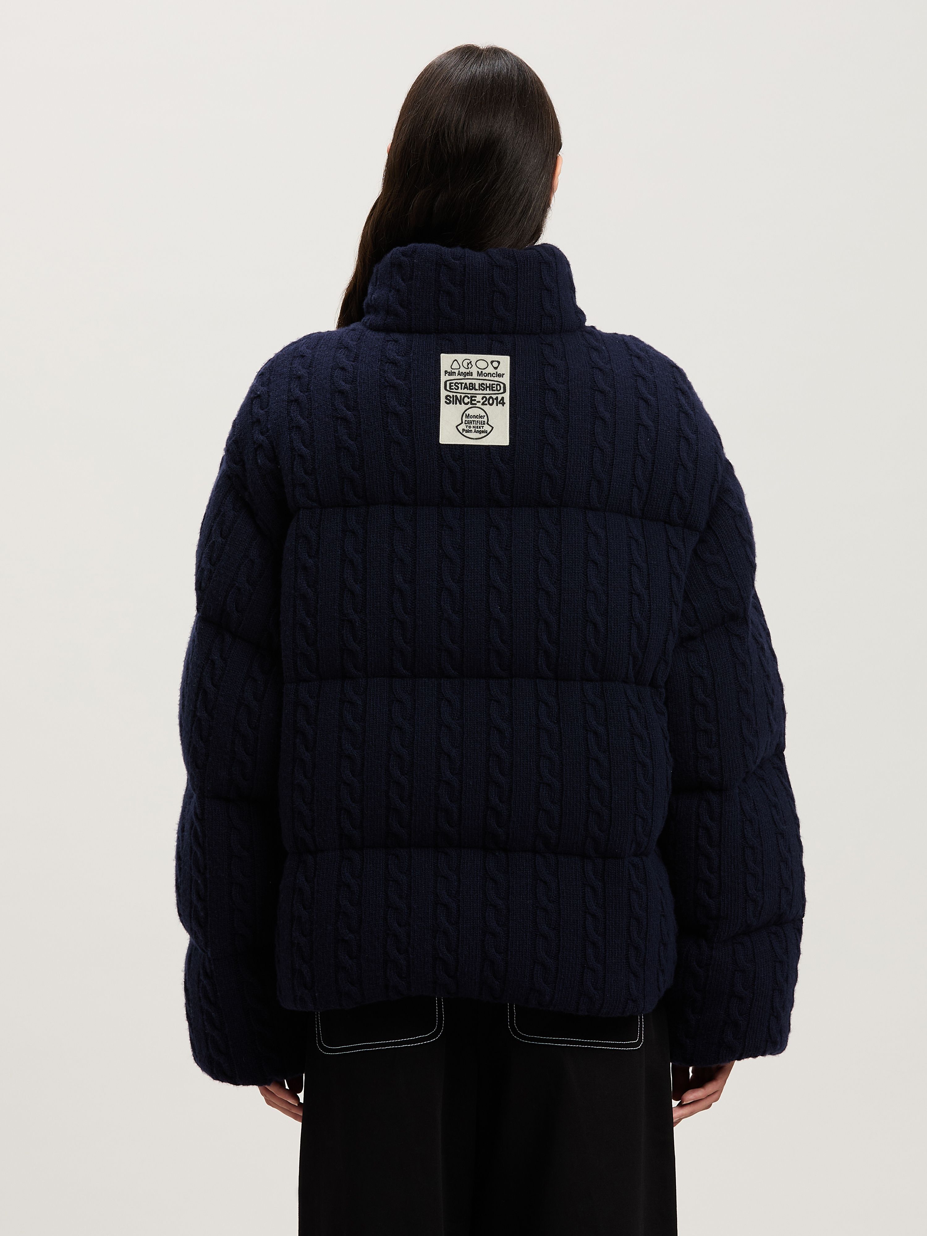 PALM ANGELS  Austru down jacket Moncler x Palm Angels NAVY BLUE - NO COLOR PMEJ007T25KNI001