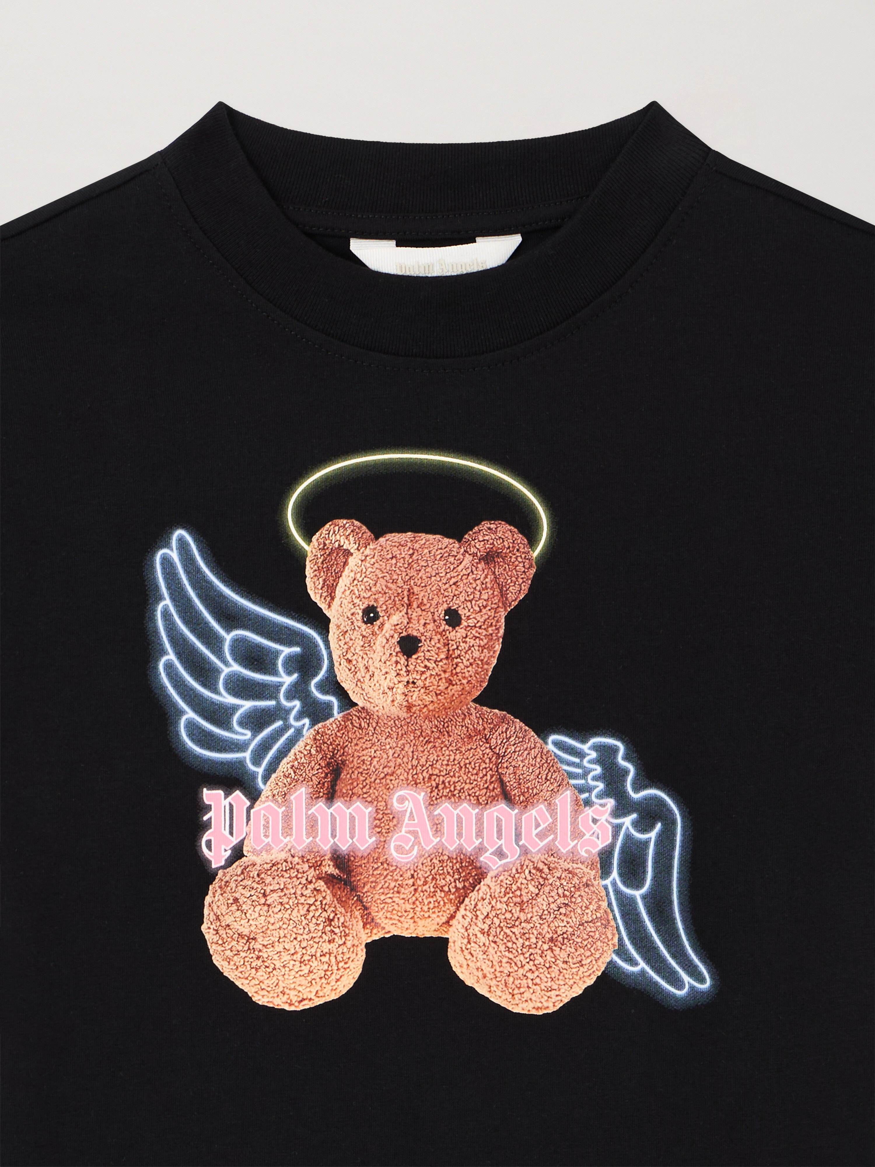 PALM ANGELS Bear Angel T-Shirt NERO/BLACK PGAA002S26JER001
