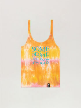 PALM ANGELS Palm Angels x Hï Ibiza Tie-dye Tank Top ORANGE - YELLOW PAWAC007JR001