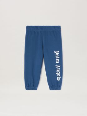 PALM ANGELS  Overlogo sweatpants LIGHT BLUE OFFWHITE PB2X017S25JER001