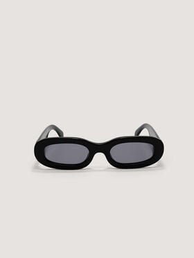 PALM ANGELS Yolo Black Lens Sunglasses SHINY BLACK PA1032100753