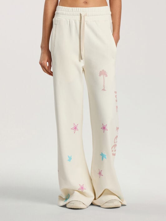Feel High Sweatpants PALM ANGELS Feel High Sweatpants OFF WHITE - MULTICOLOR PAWCH01F26FL02
