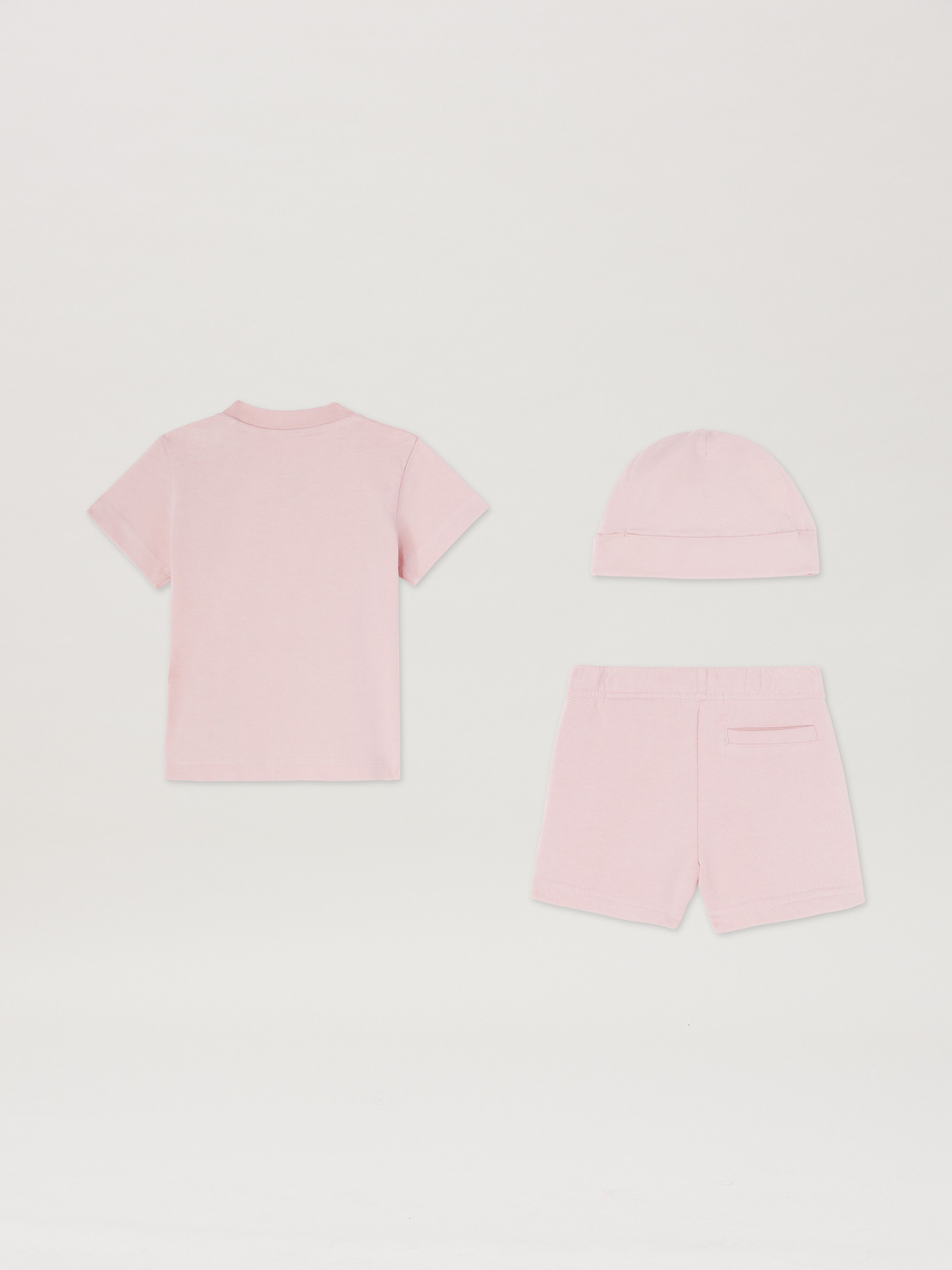 PALM ANGELS  3 pieces gift set LIGHT PINK OFFWHITE PG2X012S25JER001
