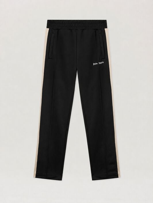 PALM ANGELS Classic Logo Track Pants BLACK OFF WHITE PMCJ020S26FAB001