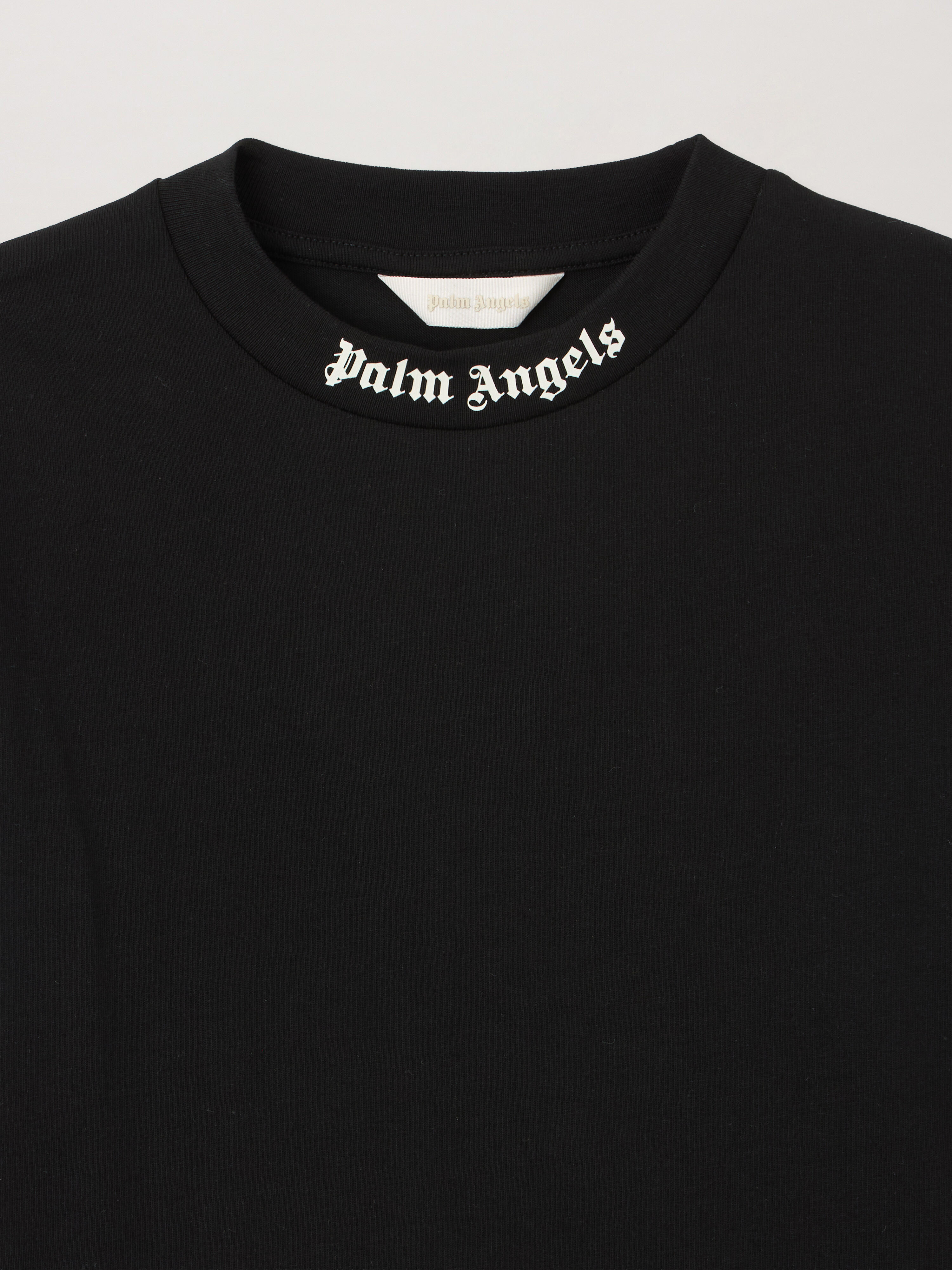 Palm Angels ブラック トレーナー Overlogo Crewneck T-Shirt in NERO/BLACK | Palm Angels®