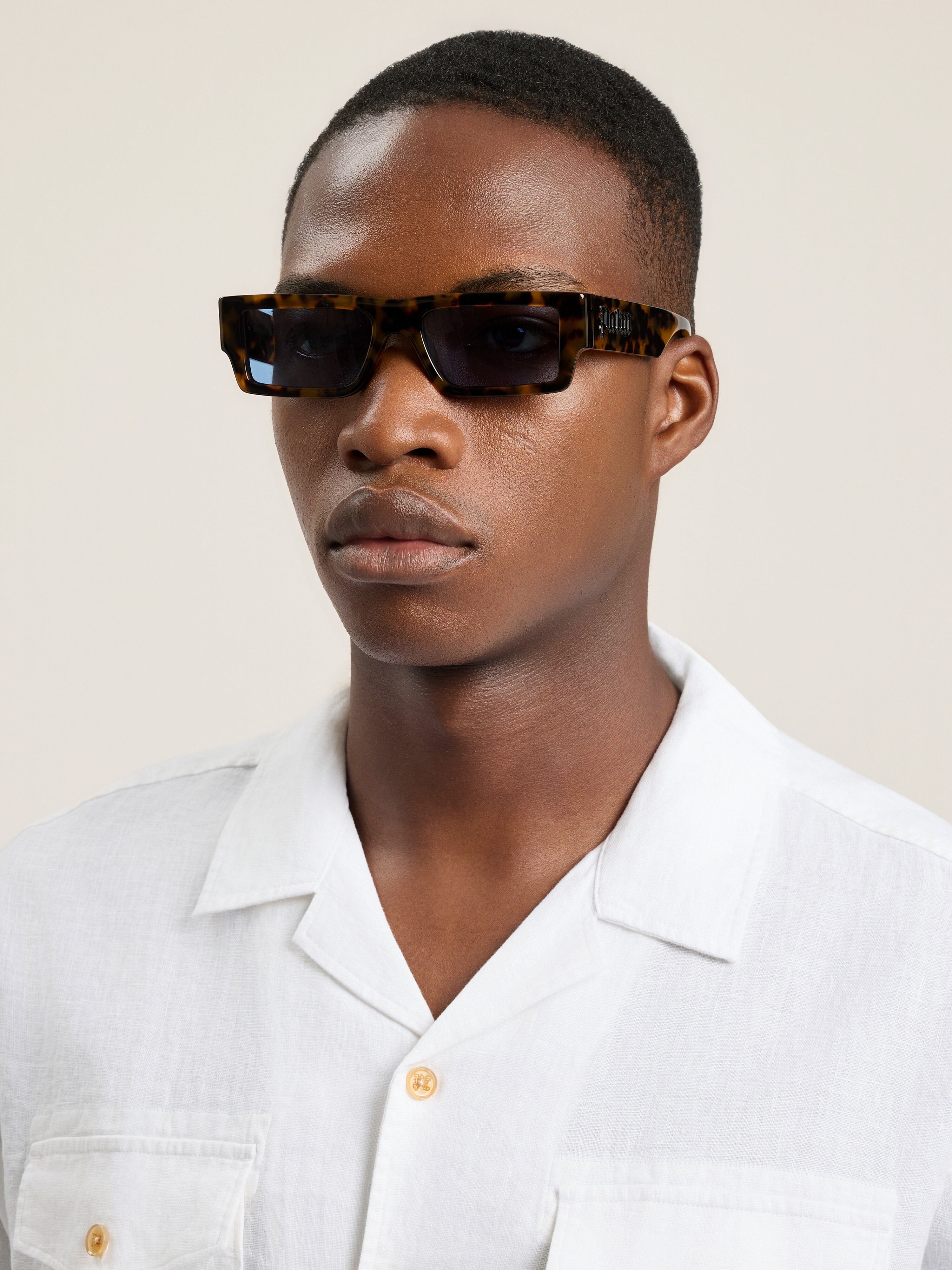 Belvedere Sunglasses PALM ANGELS Belvedere Sunglasses SHINY HAVANA PA1034604554