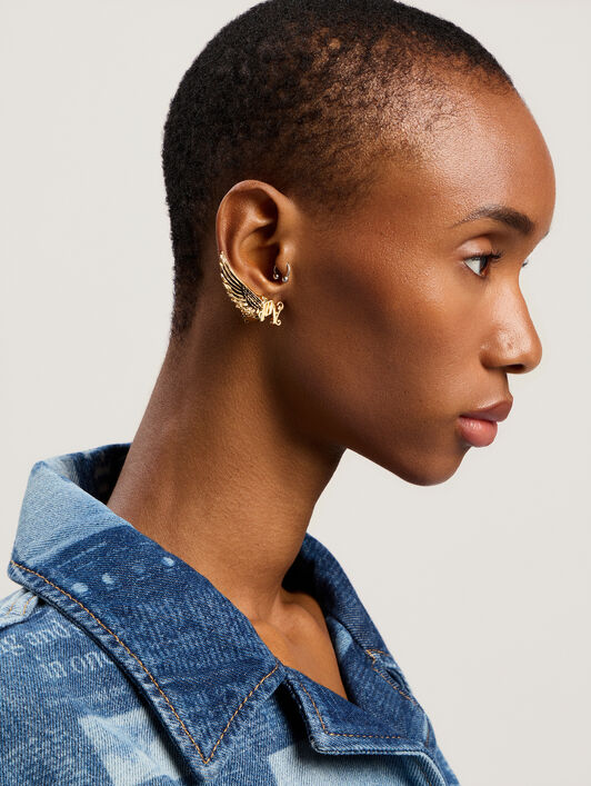 Wings Earring Jewelry PALM ANGELS Wings Earring Jewelry GOLD - GOLD PWOD03AF25MAT001