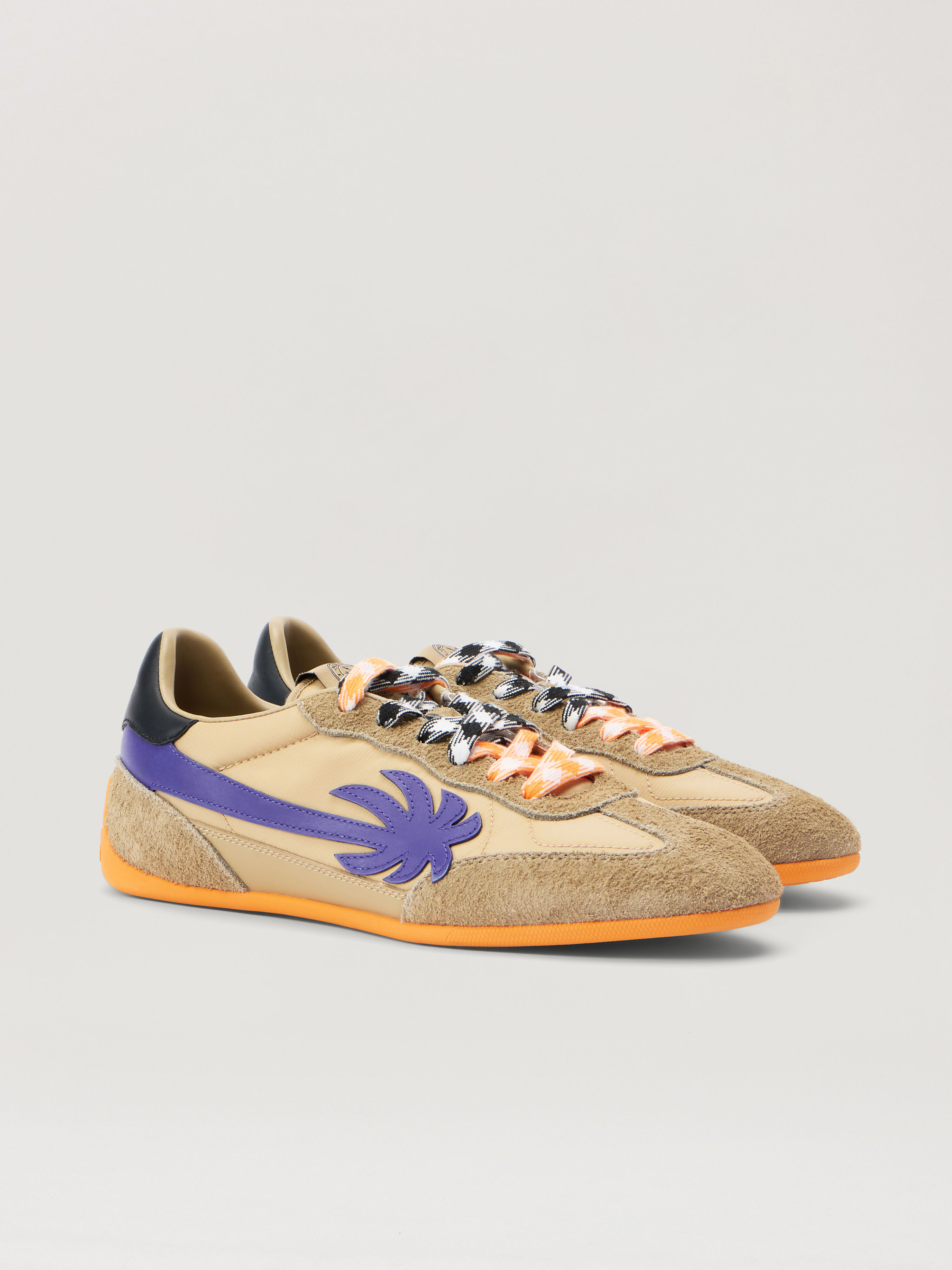 PALM ANGELS Pa 5 Sneakers BEIGE - VIOLET PMIA105F25LEA001