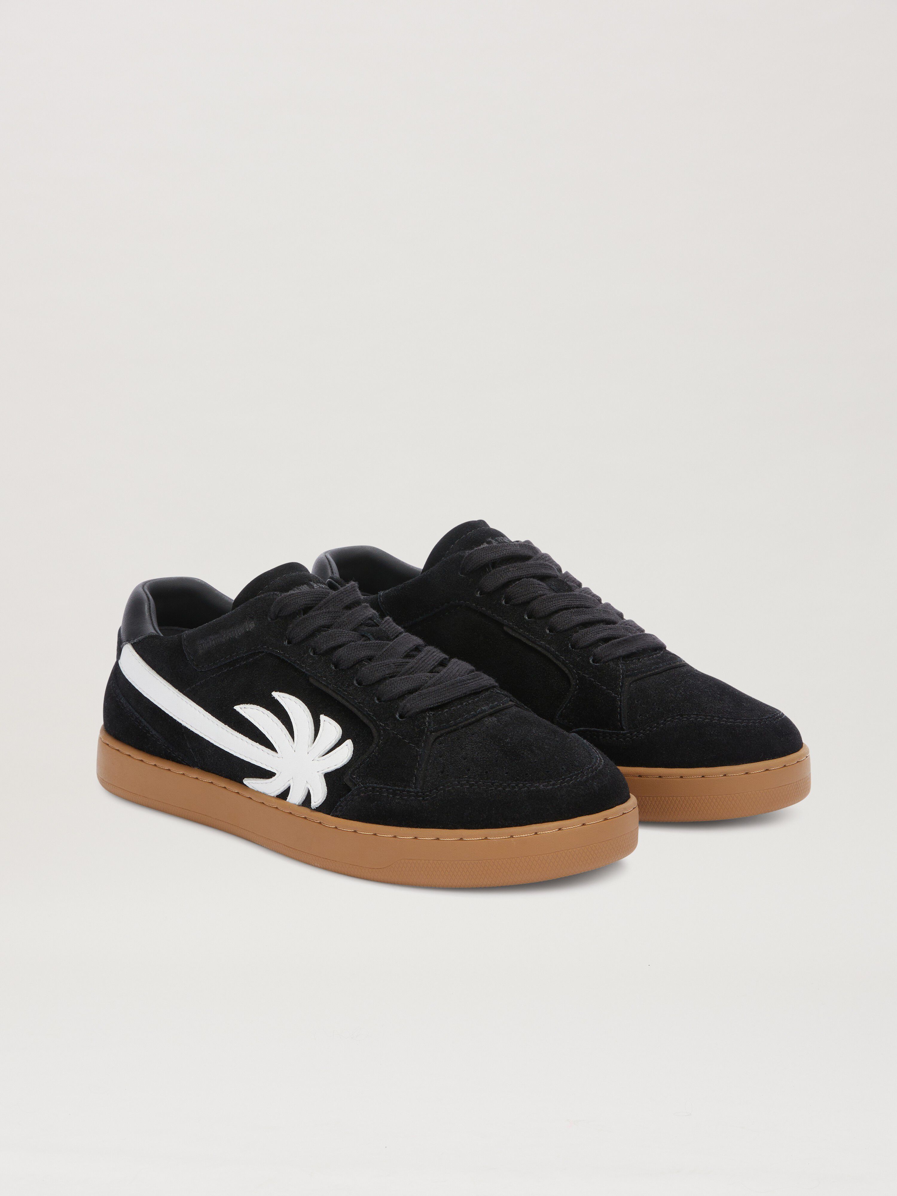 PALM ANGELS  New Palm 1 Sneaker NERO - BIANCO PMIA099S25LEA002