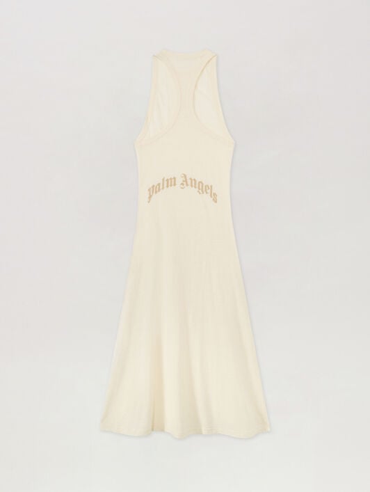 Abito Curved Logo PALM ANGELS Abito Curved Logo OFF WHITE - KAKI PAWDH01F26JR01