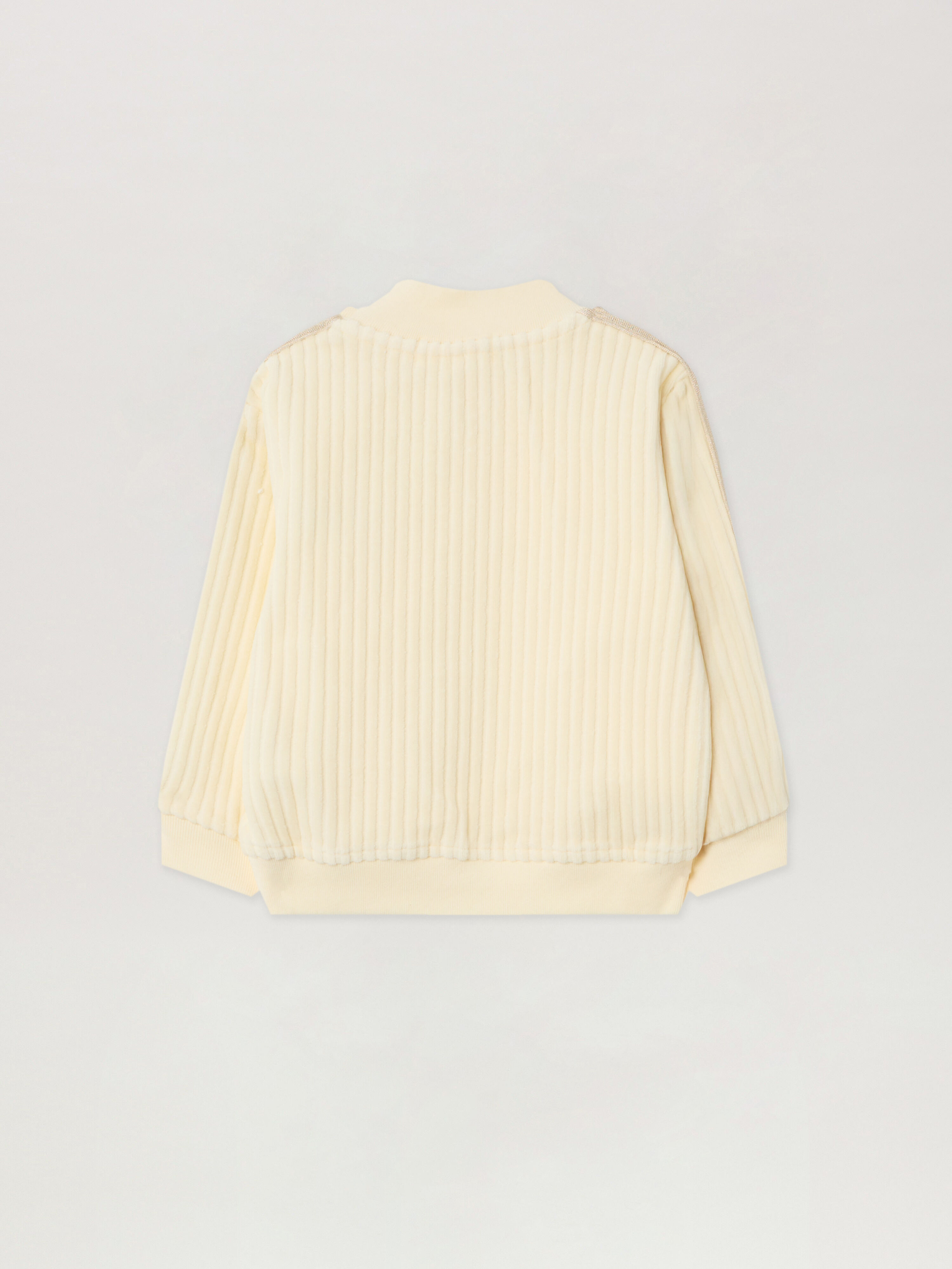 PALM ANGELS Pa Corduroy  Track Jkt OFF WHITE - LIGHT BLUE PB3X002F25FLE001
