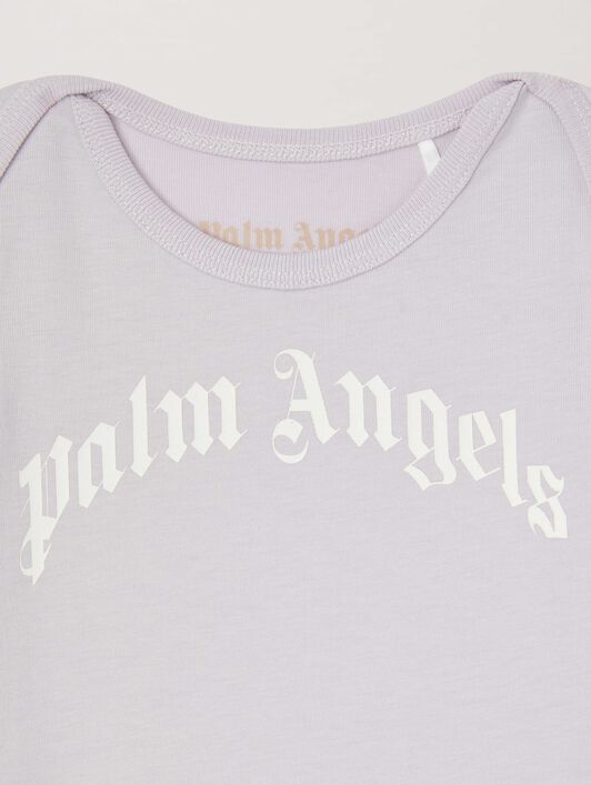 PALM ANGELS  3 Pack bodysuits LIGHT PINK OFFWHITE PG2X015S25JER001