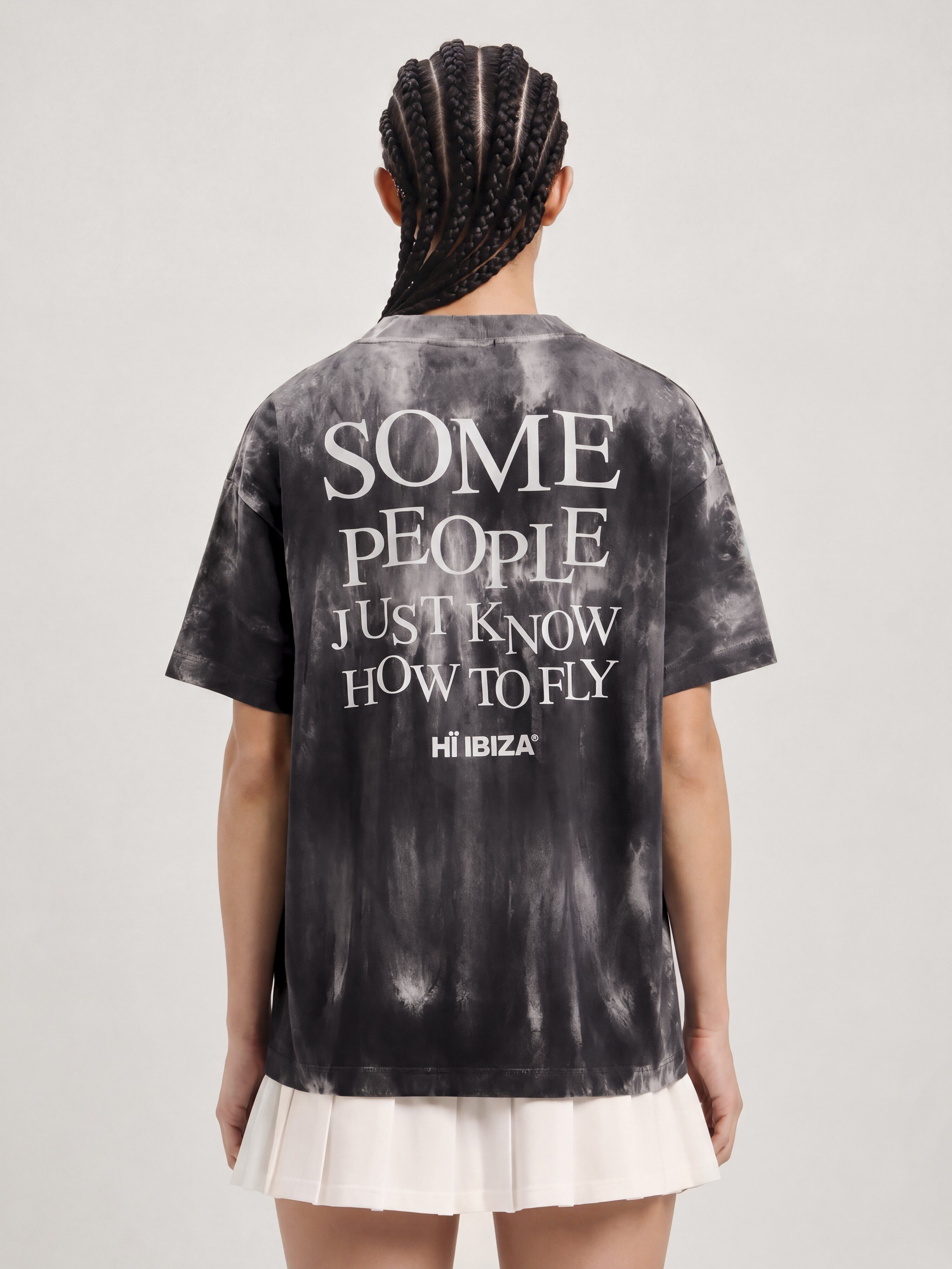 Palm Angels x Hï Ibiza Tie-dye T-shirt PALM ANGELS Palm Angels x Hï Ibiza Tie-dye T-shirt MEDIUM GREY - OFF WHITE PAMAA001JR007
