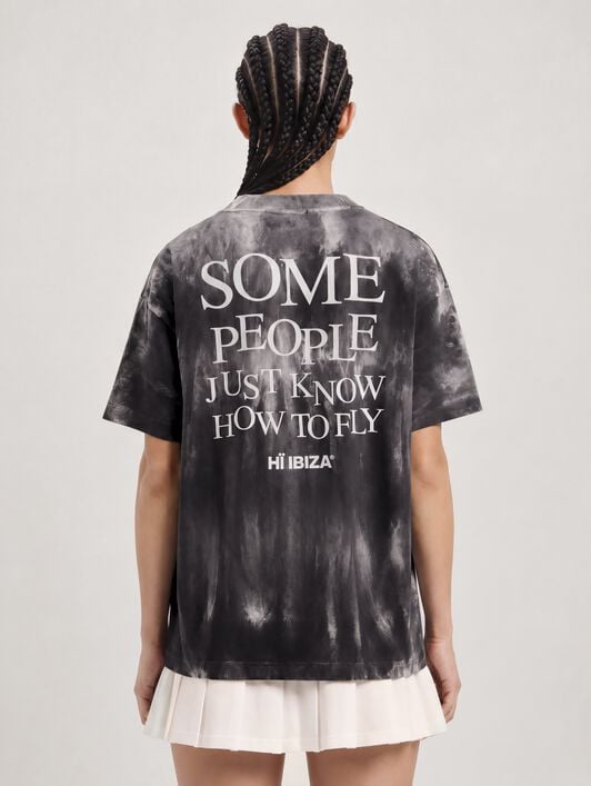 Palm Angels x Hï Ibiza Tie-dye T-shirt PALM ANGELS Palm Angels x Hï Ibiza Tie-dye T-shirt MEDIUM GREY - OFF WHITE PAMAA001JR007