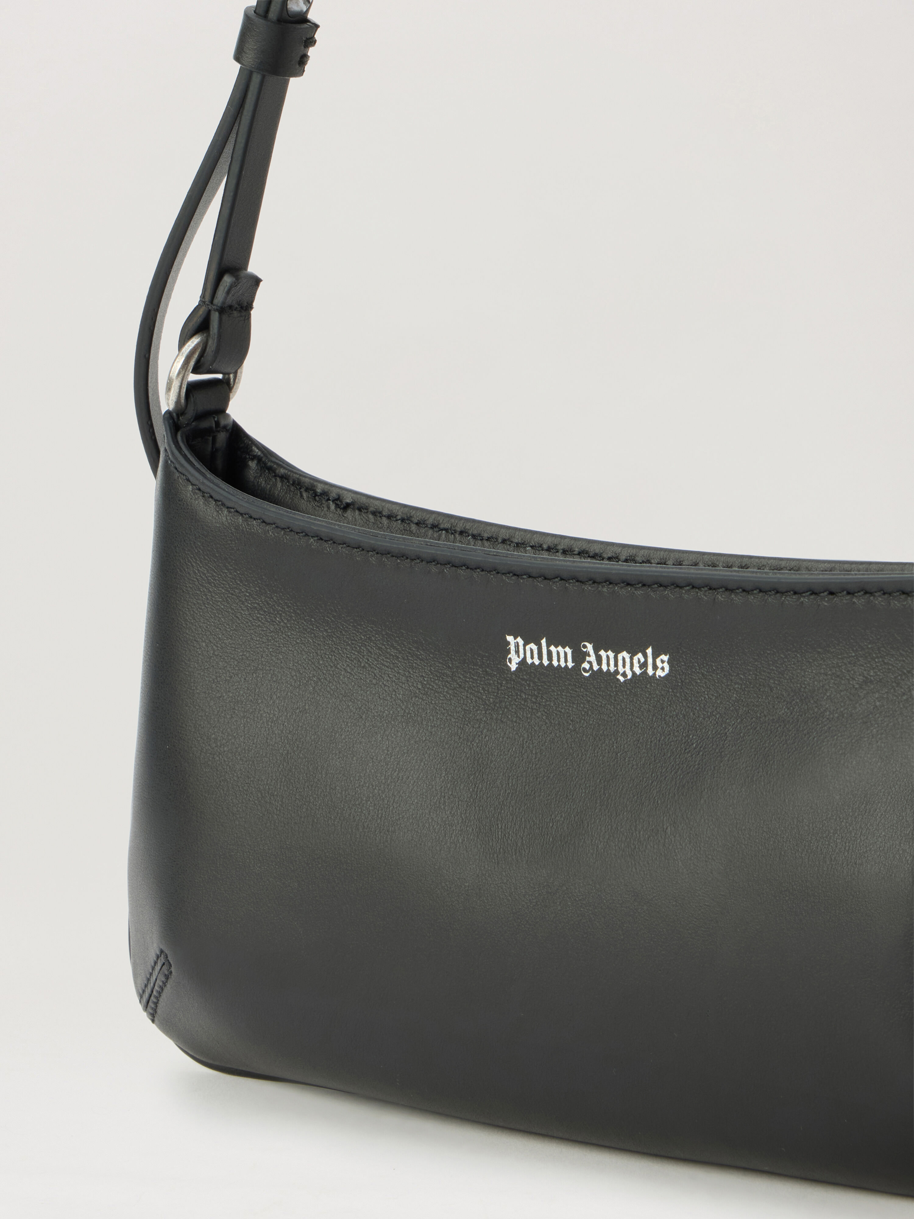 PALM ANGELS Classic Logo Giorgina Bag BLACK - GOLD PAWNN01F26LT01