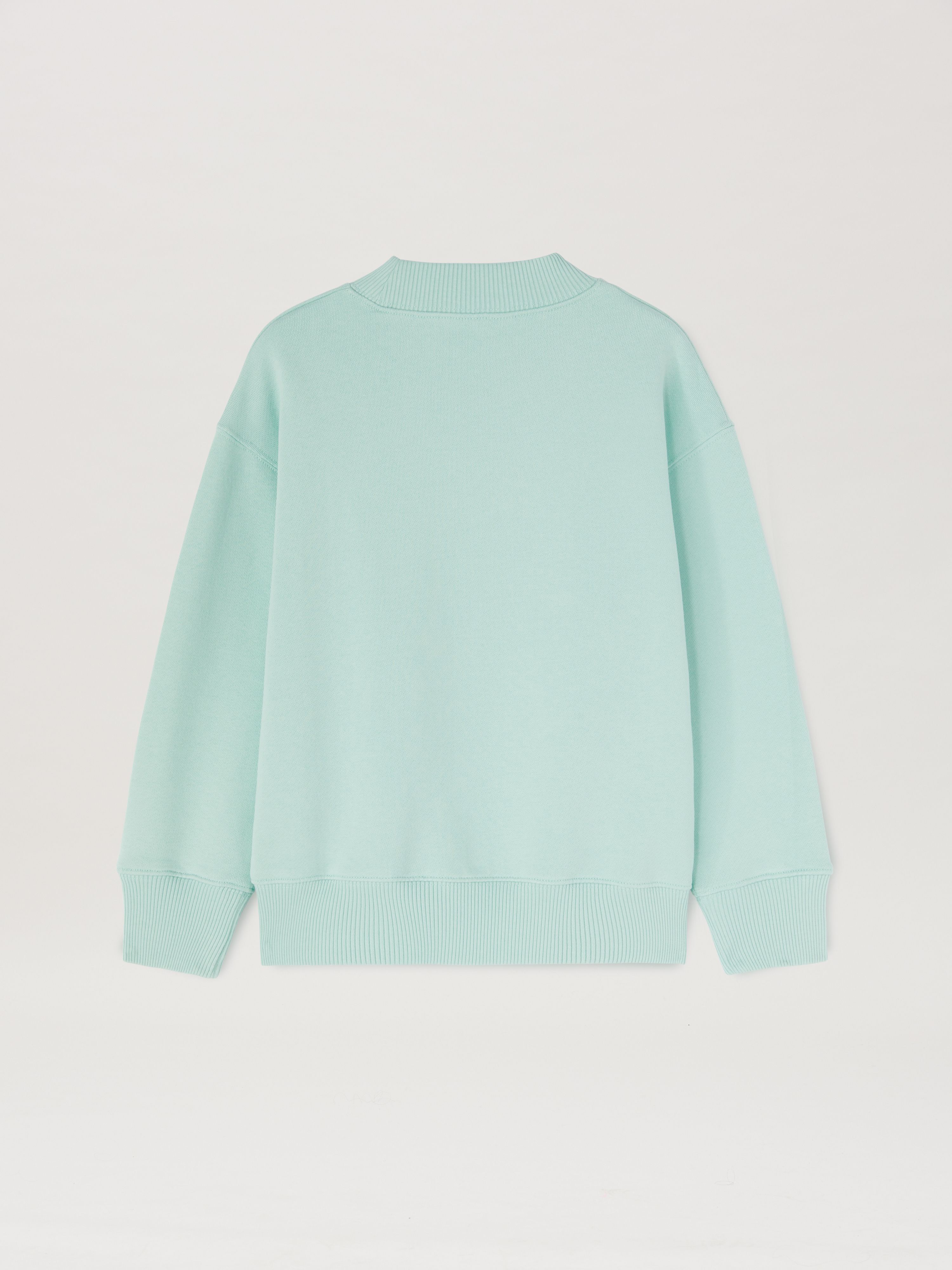 PALM ANGELS  The Palm Sweatshirt MINT CHERRY PGBA013S25FLE001