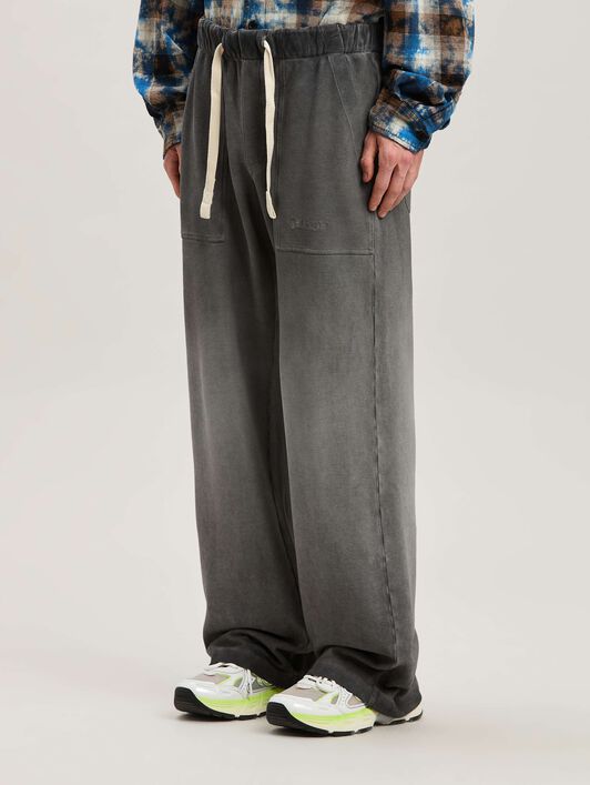 PALM ANGELS  Dyed Travel Pants NERO - NERO PMCA17AS25FAB001