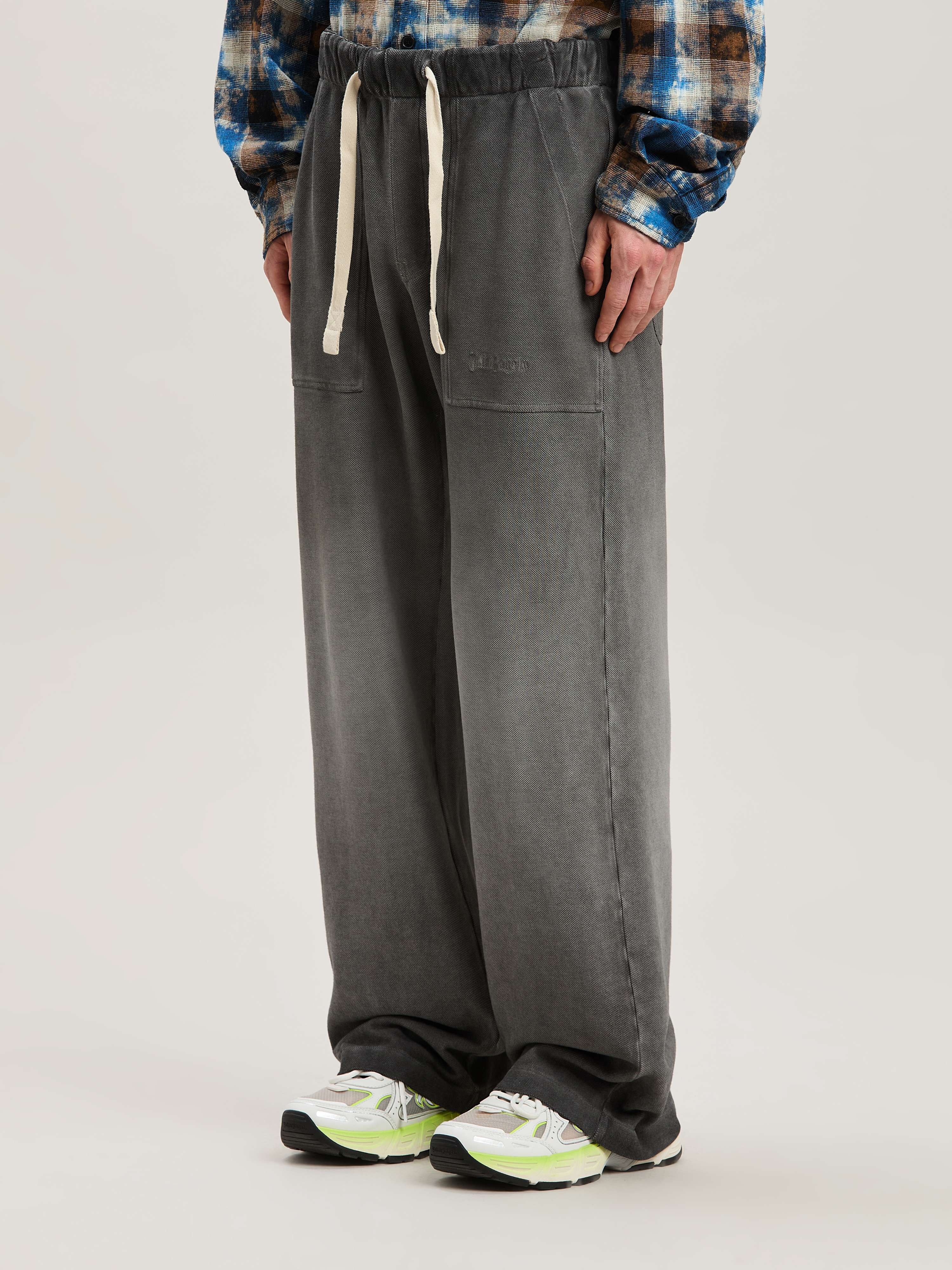 PALM ANGELS  Dyed Travel Pants NERO - NERO PMCA17AS25FAB001