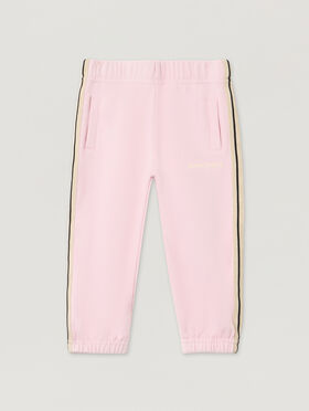 PALM ANGELS Track Sweatpants SOFT PINK - OFF WHITE PG4X002F25FLE001