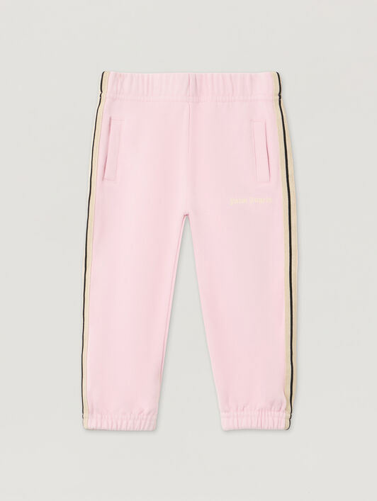 PALM ANGELS Pa New Track Sweatpants SOFT PINK - OFF WHITE PG4X002F25FLE001