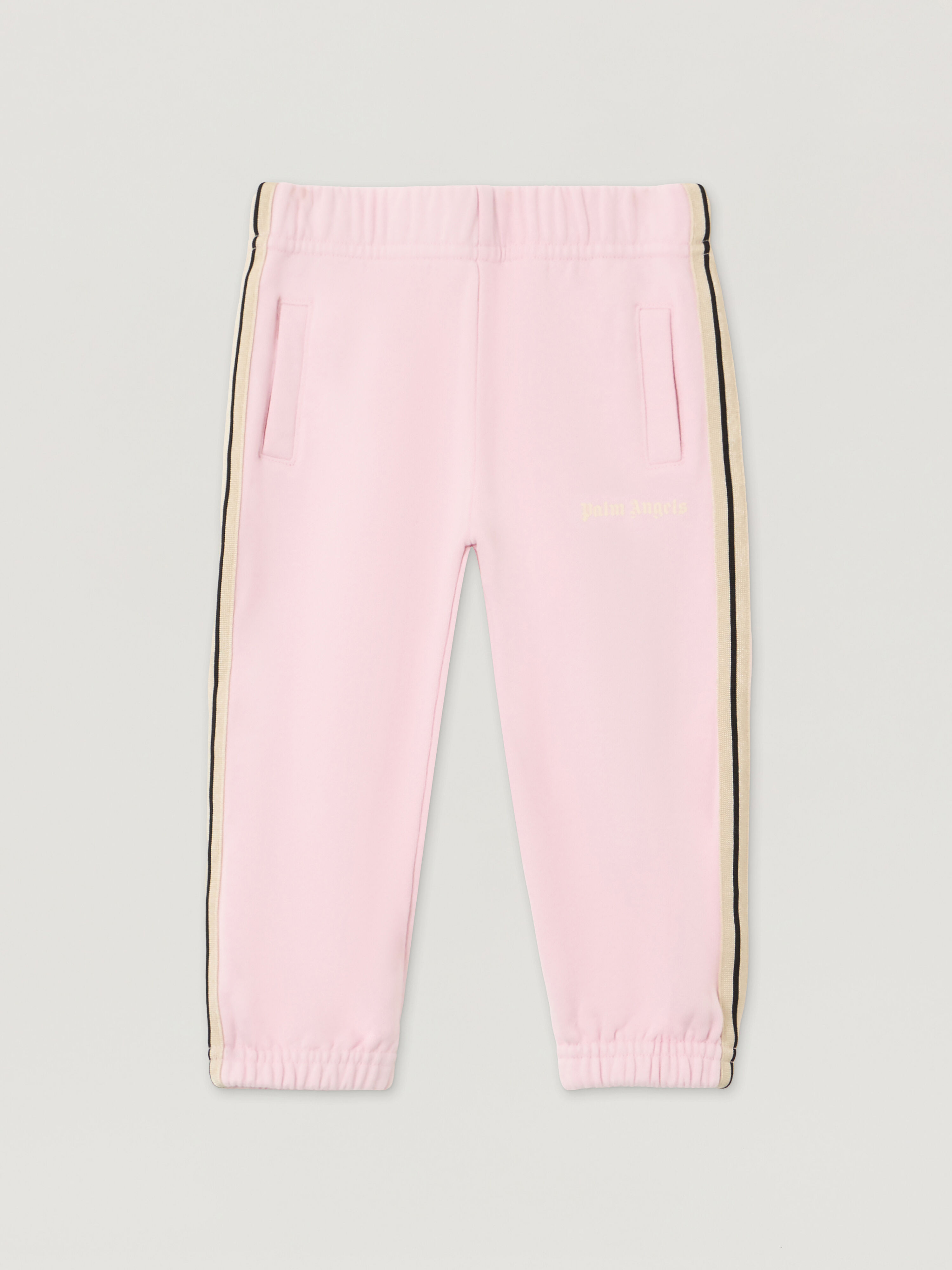 PALM ANGELS Pa New Track Sweatpants SOFT PINK - OFF WHITE PG4X002F25FLE001