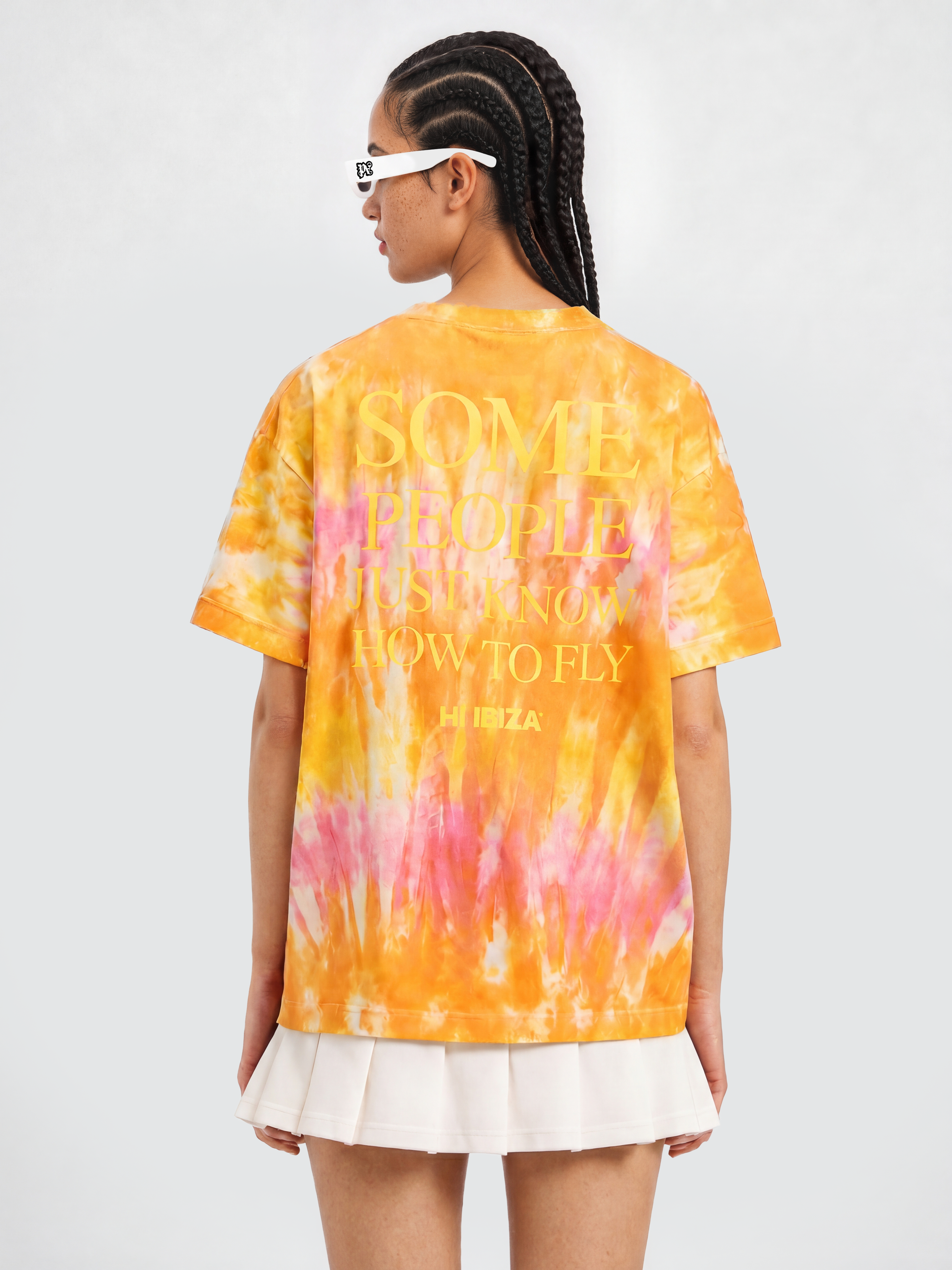 PALM ANGELS Palm Angels x Hï Ibiza Tie-dye T-shirt ORANGE - YELLOW PAMAA001JR007