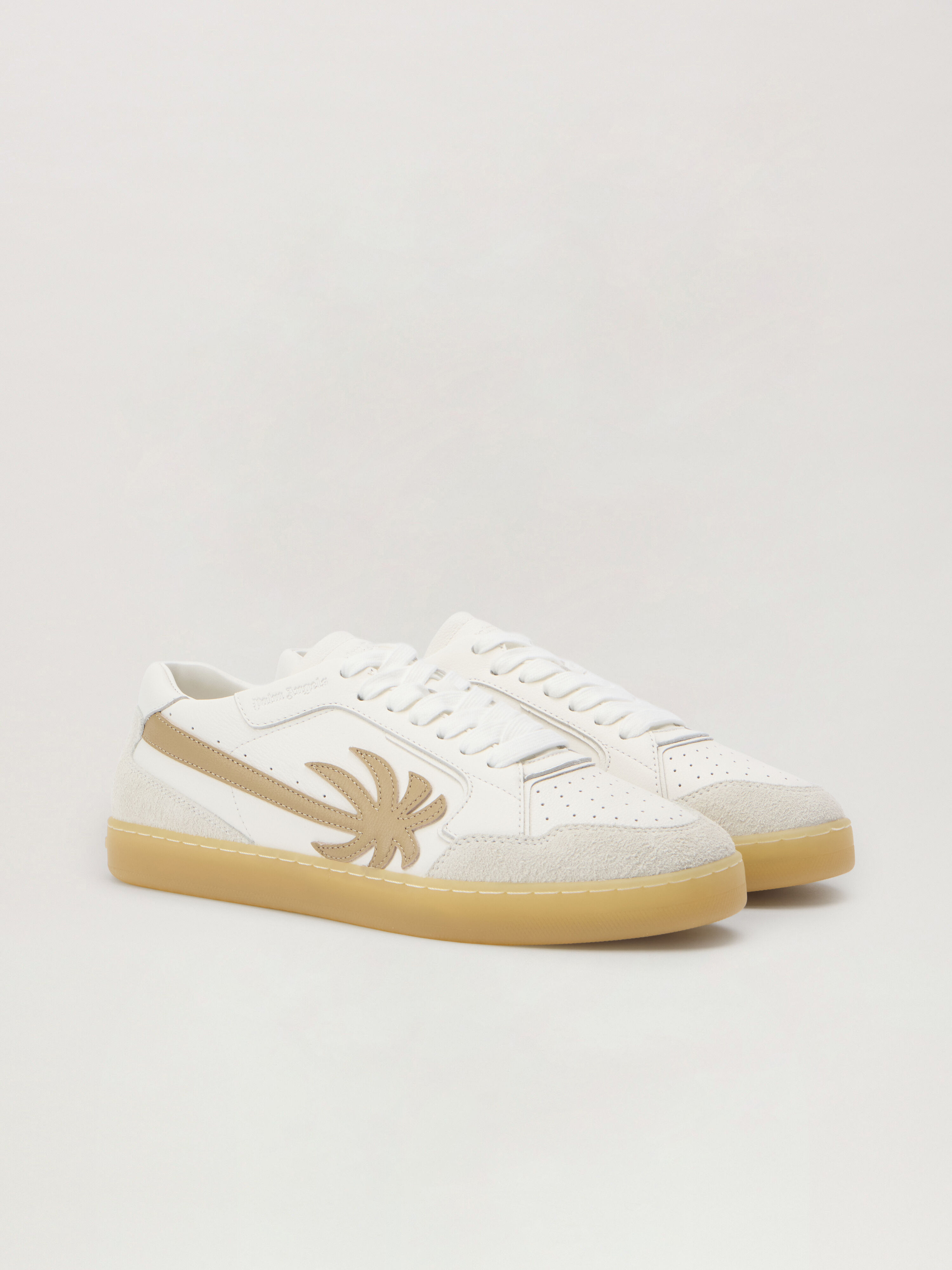 PALM ANGELS New Palm 1 WHITE - BEIGE PMIA099F25LEA001