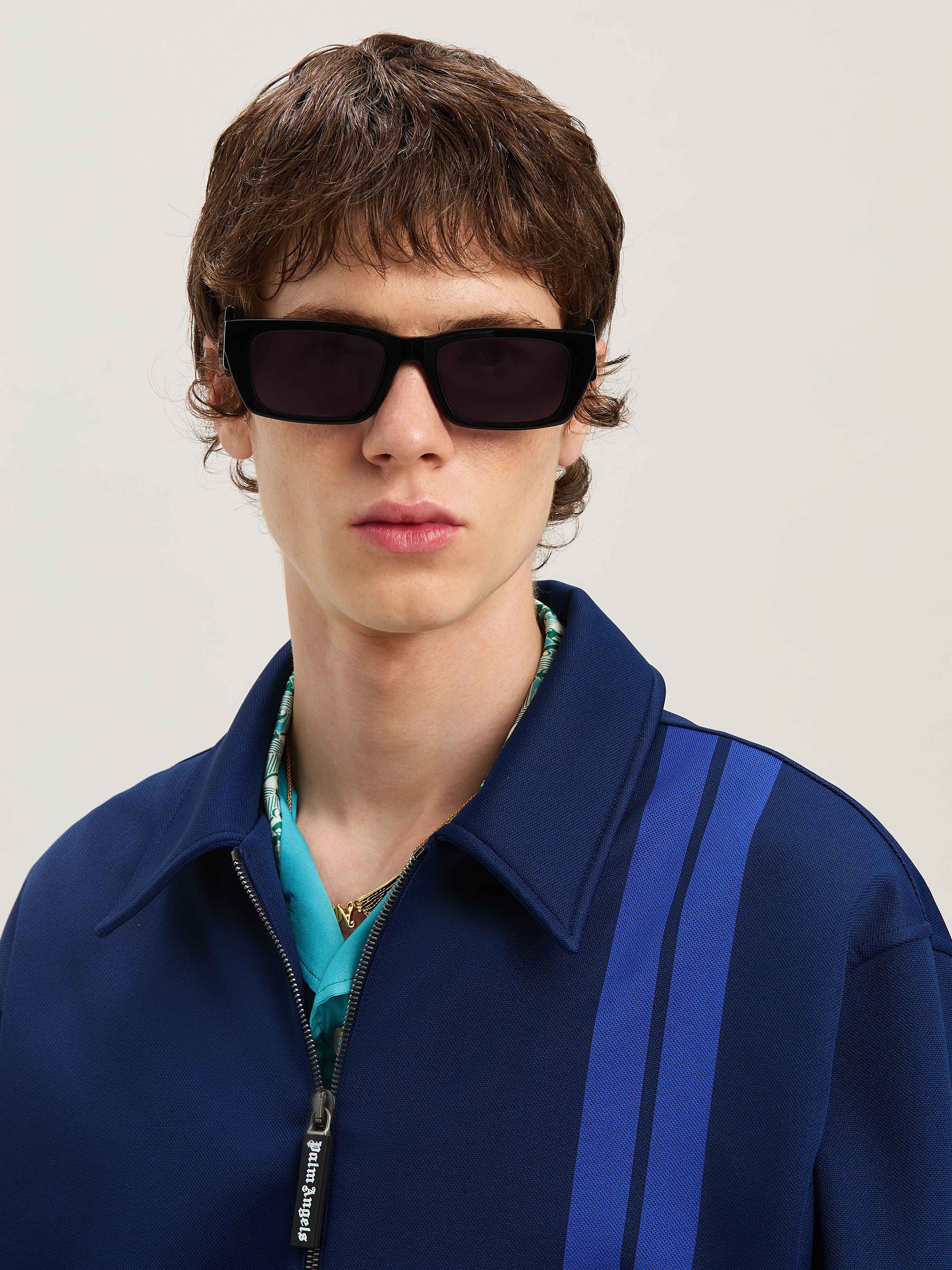 PALM ANGELS  Trainingsjacke NAVY BLUE - BLUE PMBD086S25FAB001