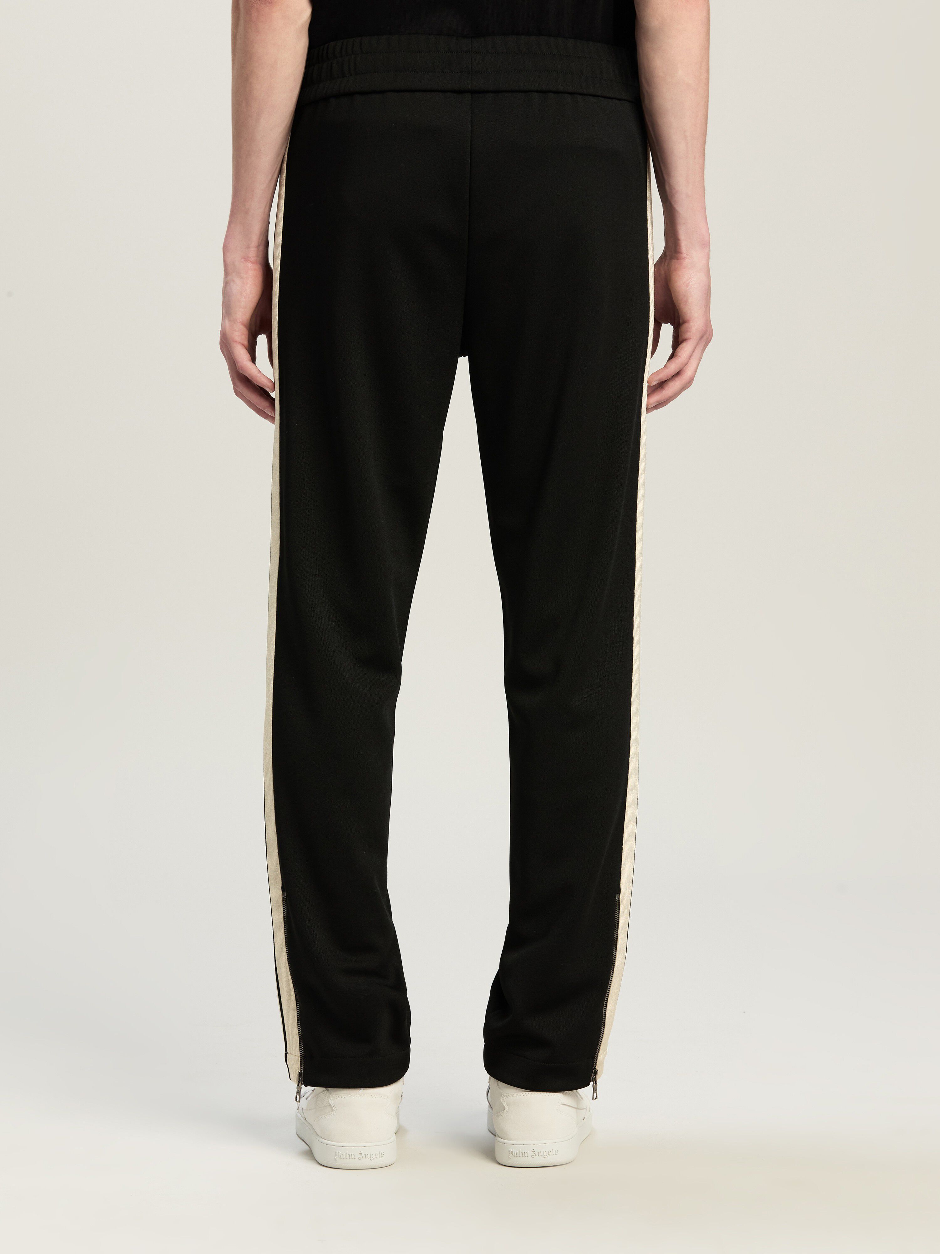 PALM ANGELS Classic Logo Track Pants BLACK - OFF WHITE PMCJ020C99FAB001