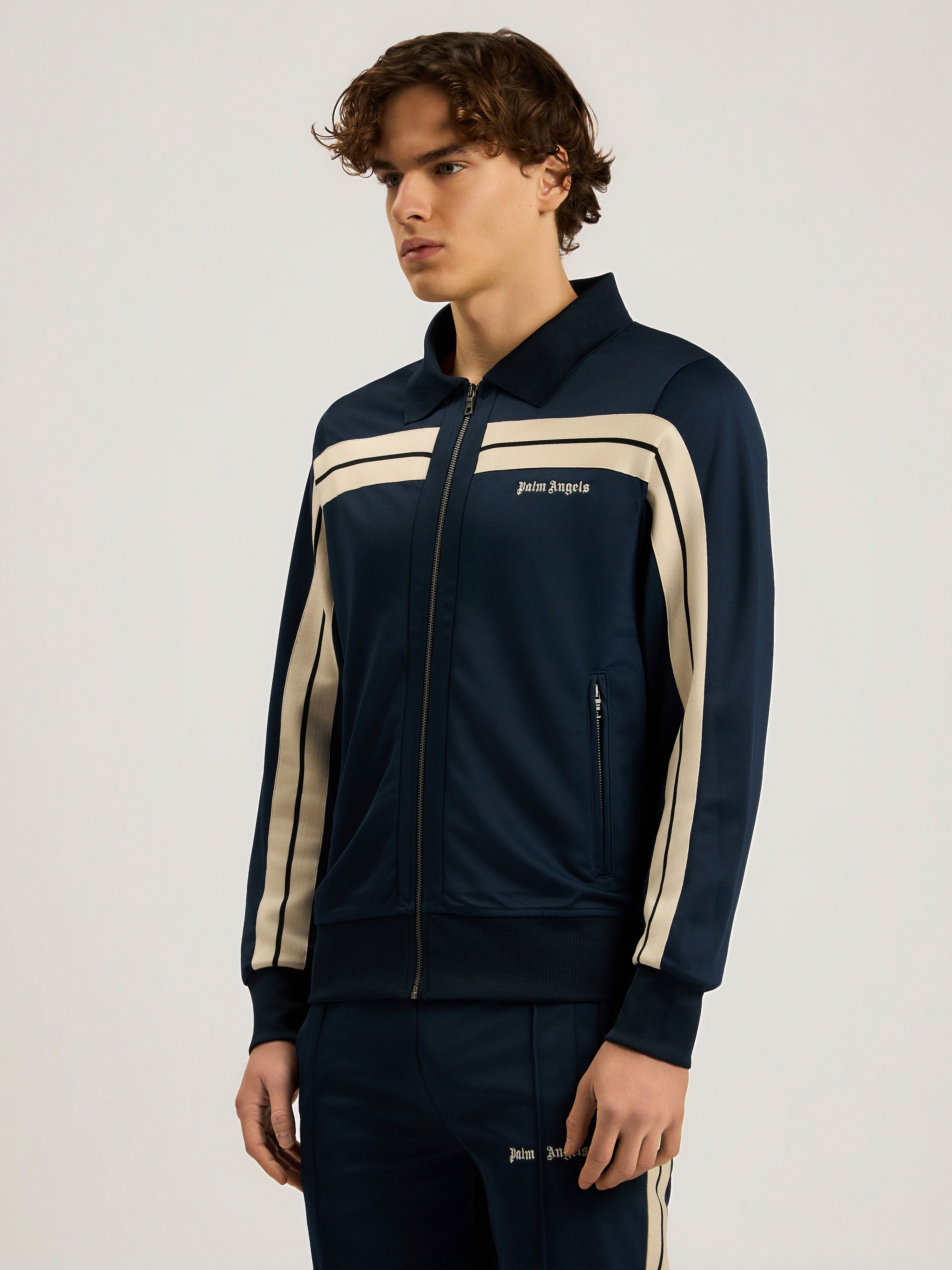 Heritage Logo Track Jacket PALM ANGELS Heritage Logo Track Jacket NAVY BLUE - OFF WHITE PAMBD03F26FB01