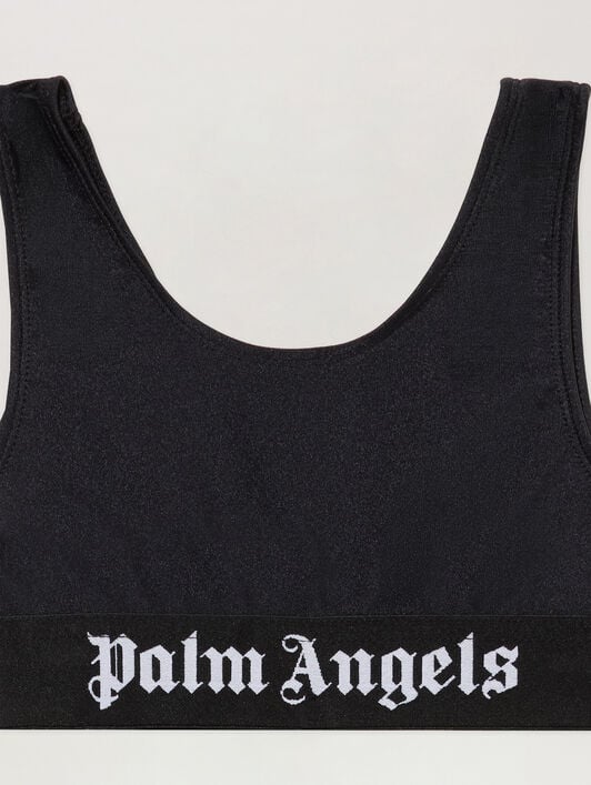 PALM ANGELS Logo Band Bikini NERO/BLACK PGFE002S26JER001