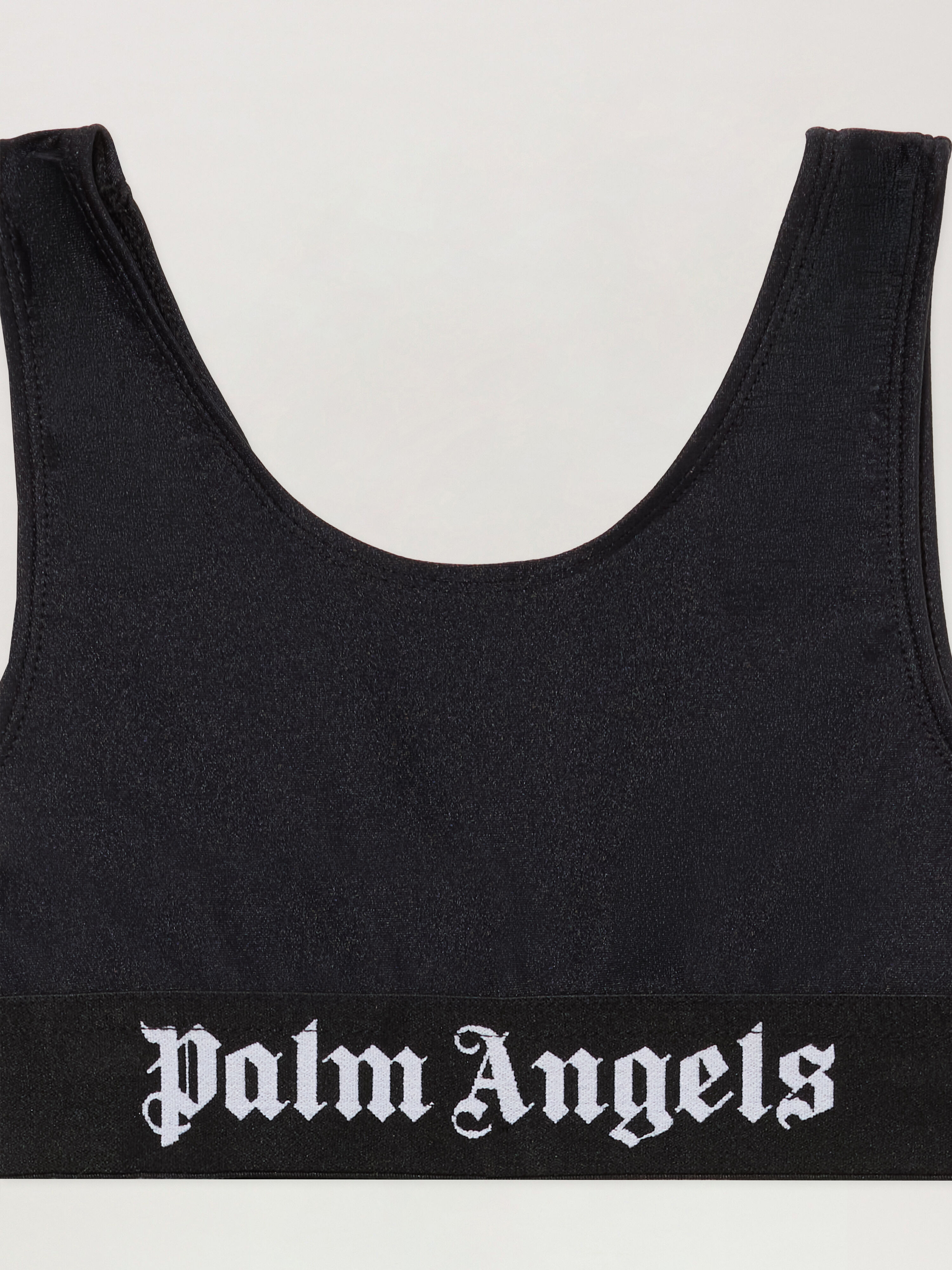 PALM ANGELS Logo Band Bikini NERO/BLACK PGFE002S26JER001