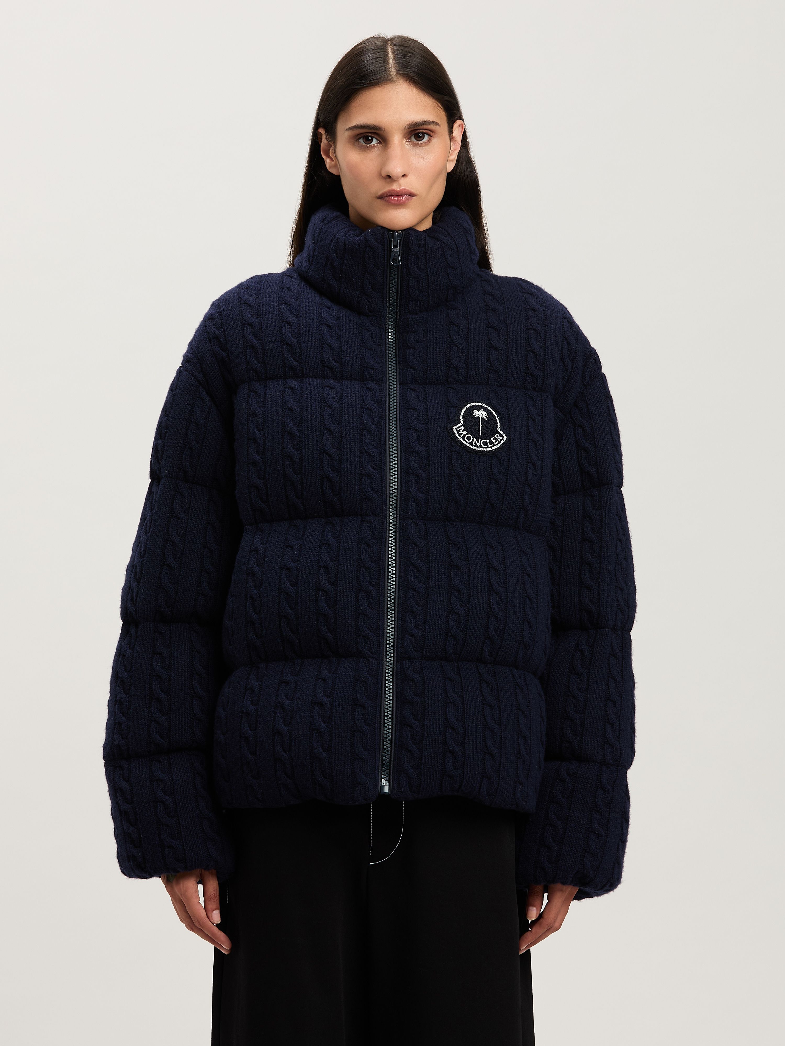 PALM ANGELS  Austru down jacket Moncler x Palm Angels NAVY BLUE - NO COLOR PMEJ007T25KNI001