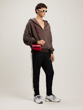 PALM ANGELS Classic Logo Track Pants BLACK OFF WHITE PMCJ020S26FAB001