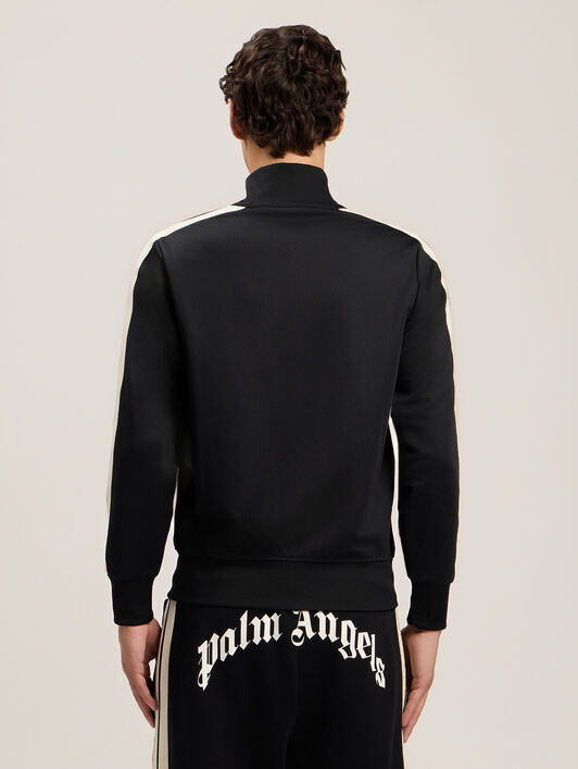 PALM ANGELS Classic Logo Track Jacket BLACK OFF WHITE PMBD058S26FAB001