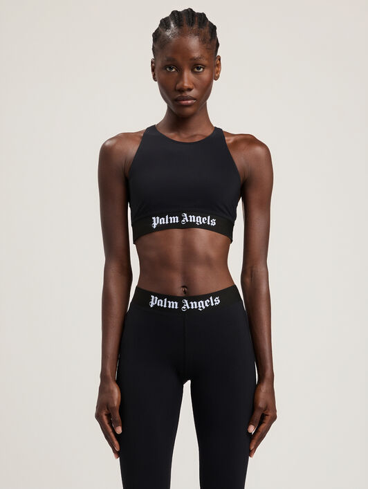 PALM ANGELS Classic Logo Sport Top BLACK BLACK PWVO024S26FAB001