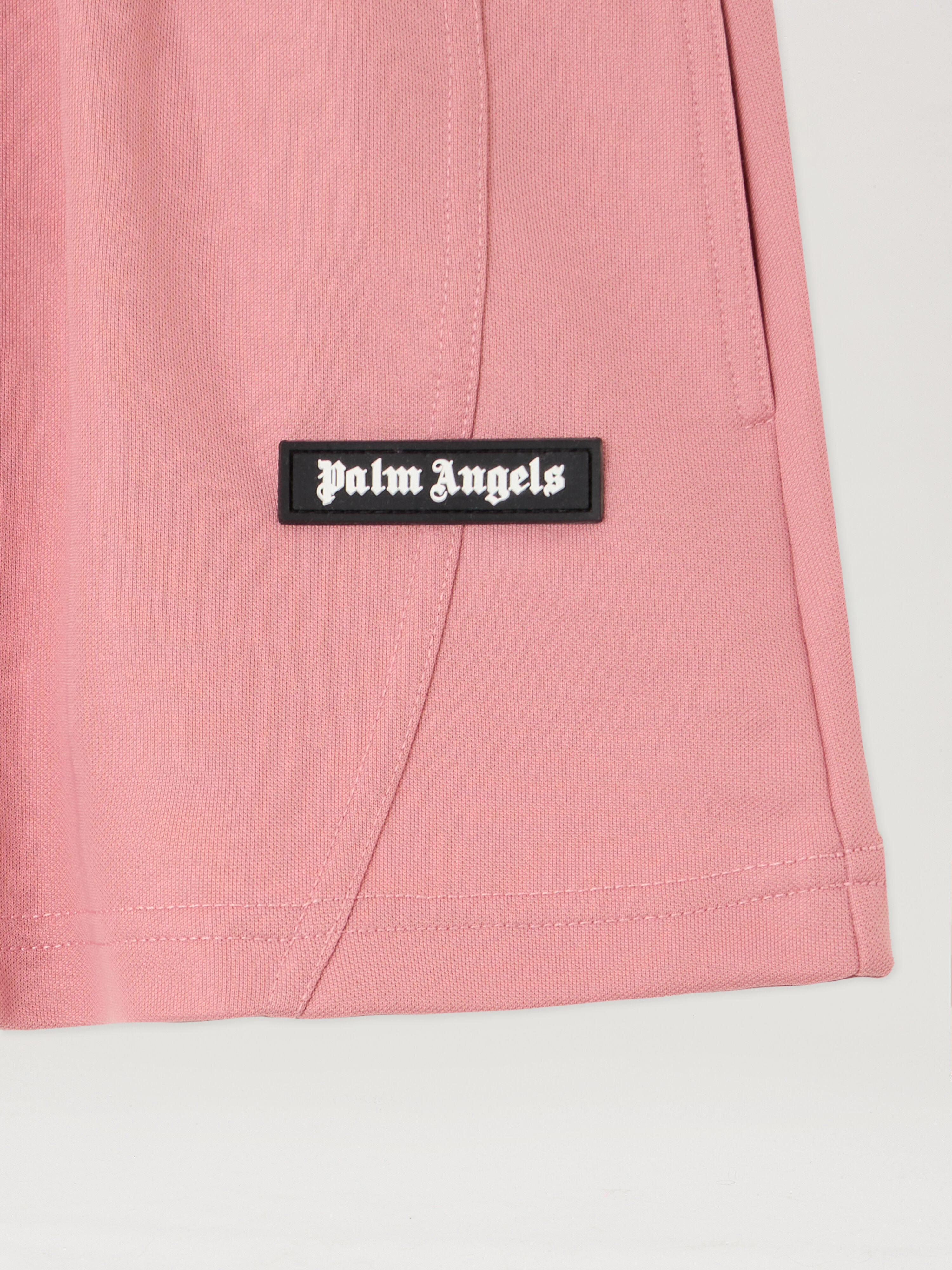 PALM ANGELS Pa Cut Mini Track Skirt ANTIQUE ROSE OFF WHITE PGCN002F25FAB001